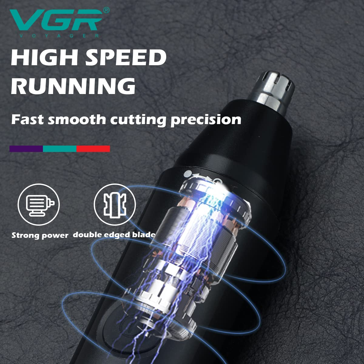 VGR V613 Ear, Nose & Eyebrow Trimmer ‚Äì USB Rechargeable, Nose Clippers & Facial Grooming Tool - Medaid International