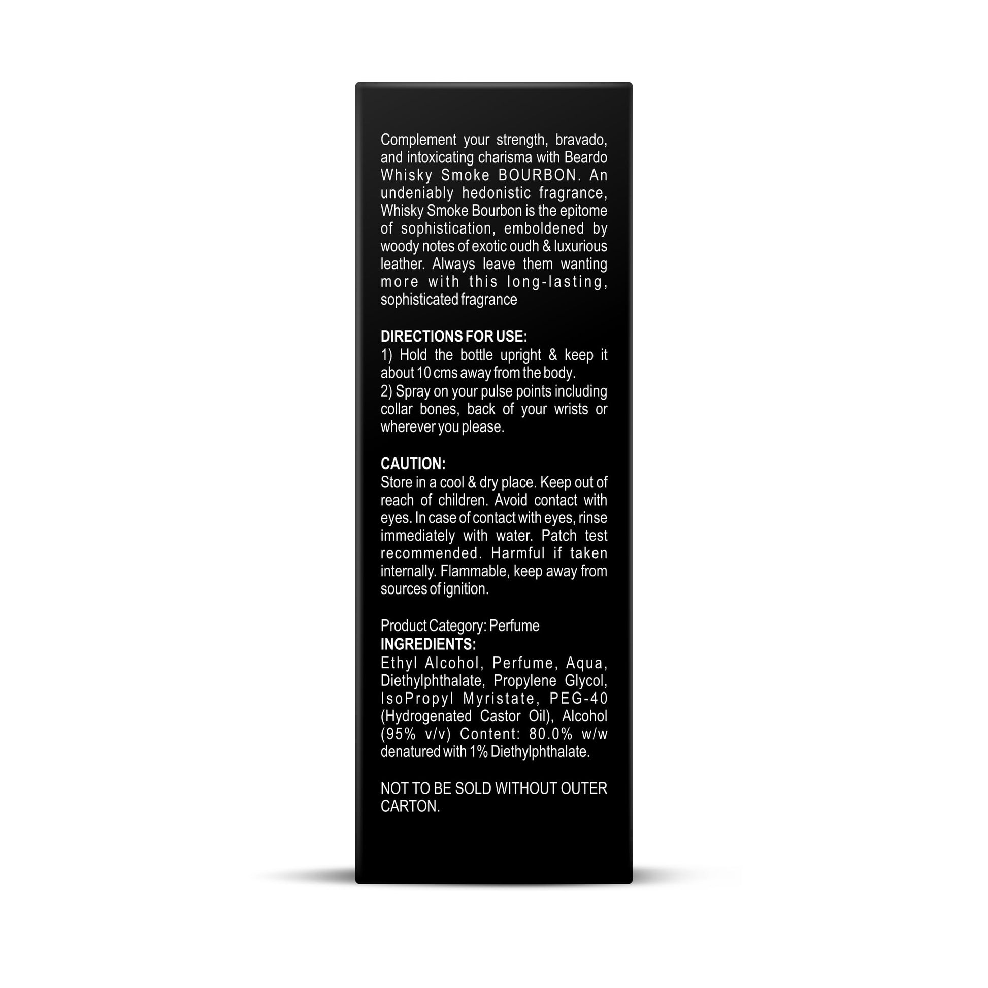 Beardo BOURBON Whisky Smoke Perfume for men, 50ml | Oriental, Woody, Leathery | Long Lasting Mens Perfume | Best Date Night Fragrance Body Spray for Men |Valentines day gift for husband | Gift for - Medaid International