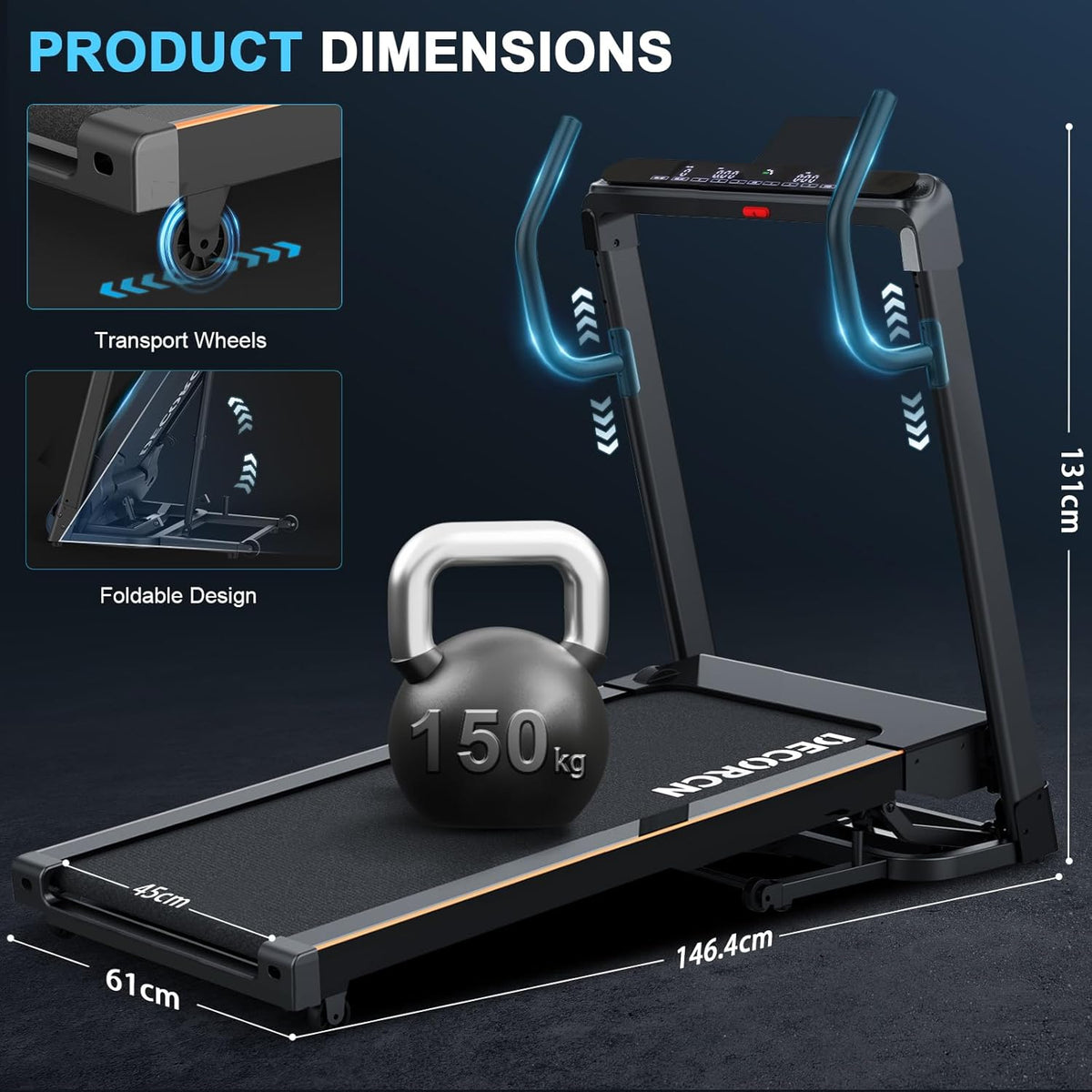 Folding Treadmill for Home