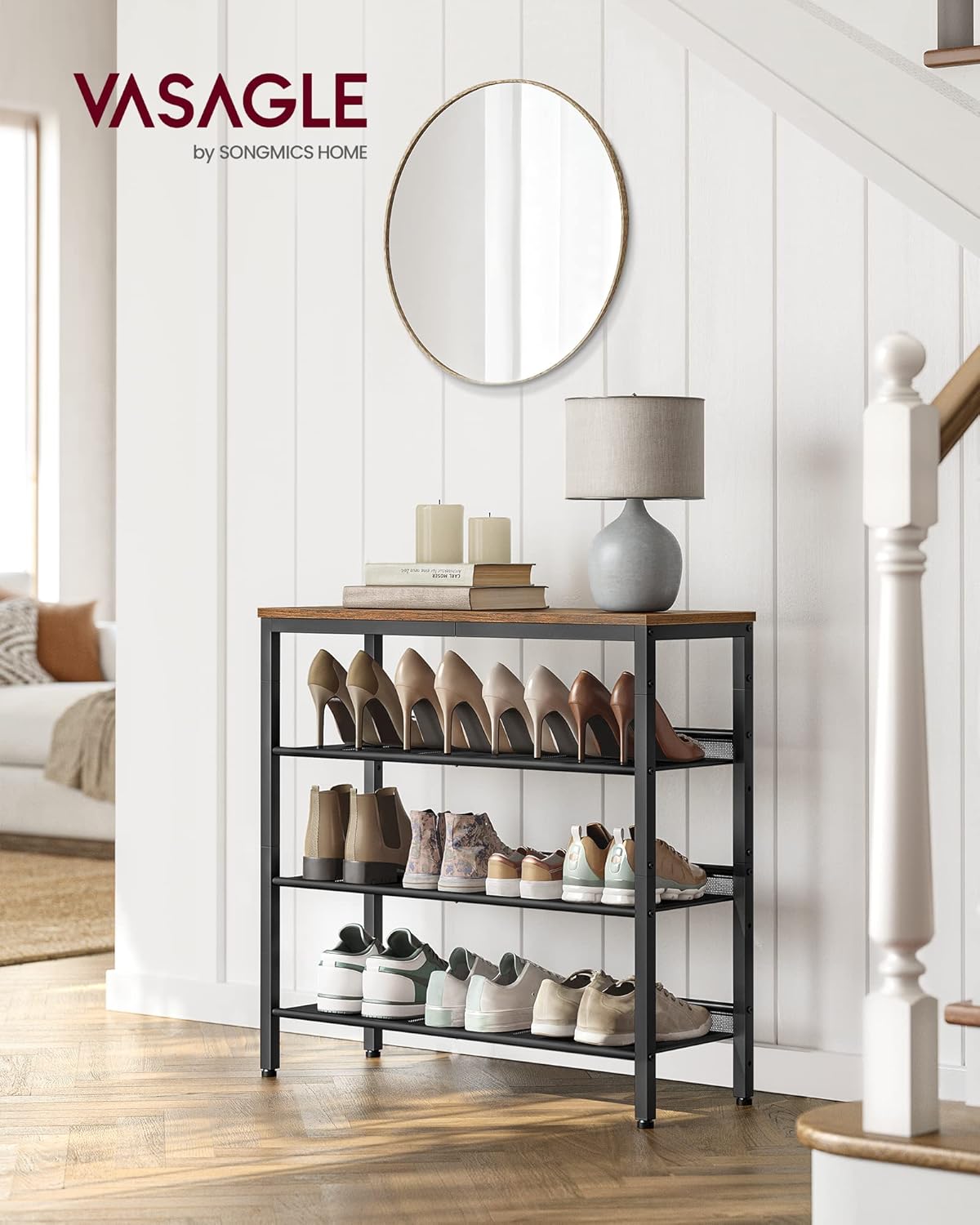 VASAGLE Shoe Rack LBS040B01