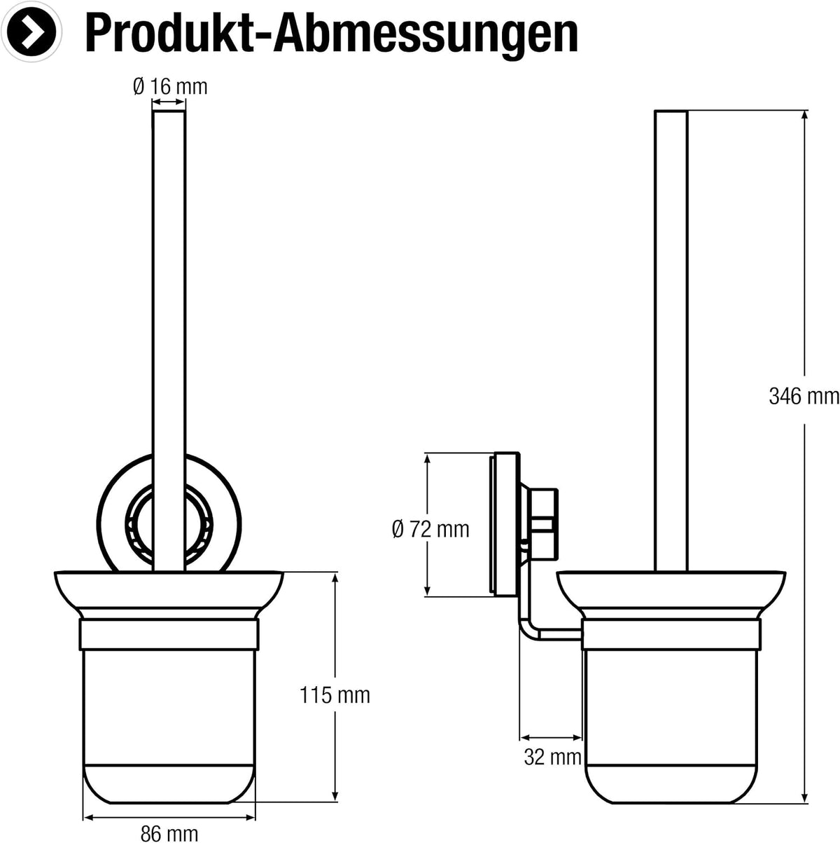 Toilet Brush Holder