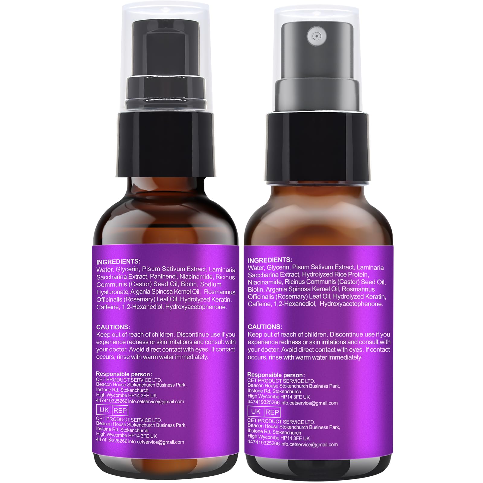 Rosemary Oil Hair Growth Serum W/Rosemary Water & Rice Water Spray Hair Growth,Biotin Castor Oil Argan Oil Caffeine Keratin Reduce Hair Loss,Restore Dry Damaged Hair Regrowth Treatments for Women Men - Medaid International