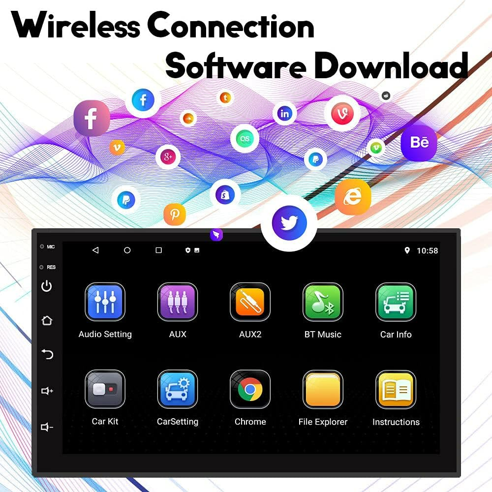Car Android Screen Stereo 2 Din 7-Inch Monitor - Medaid International