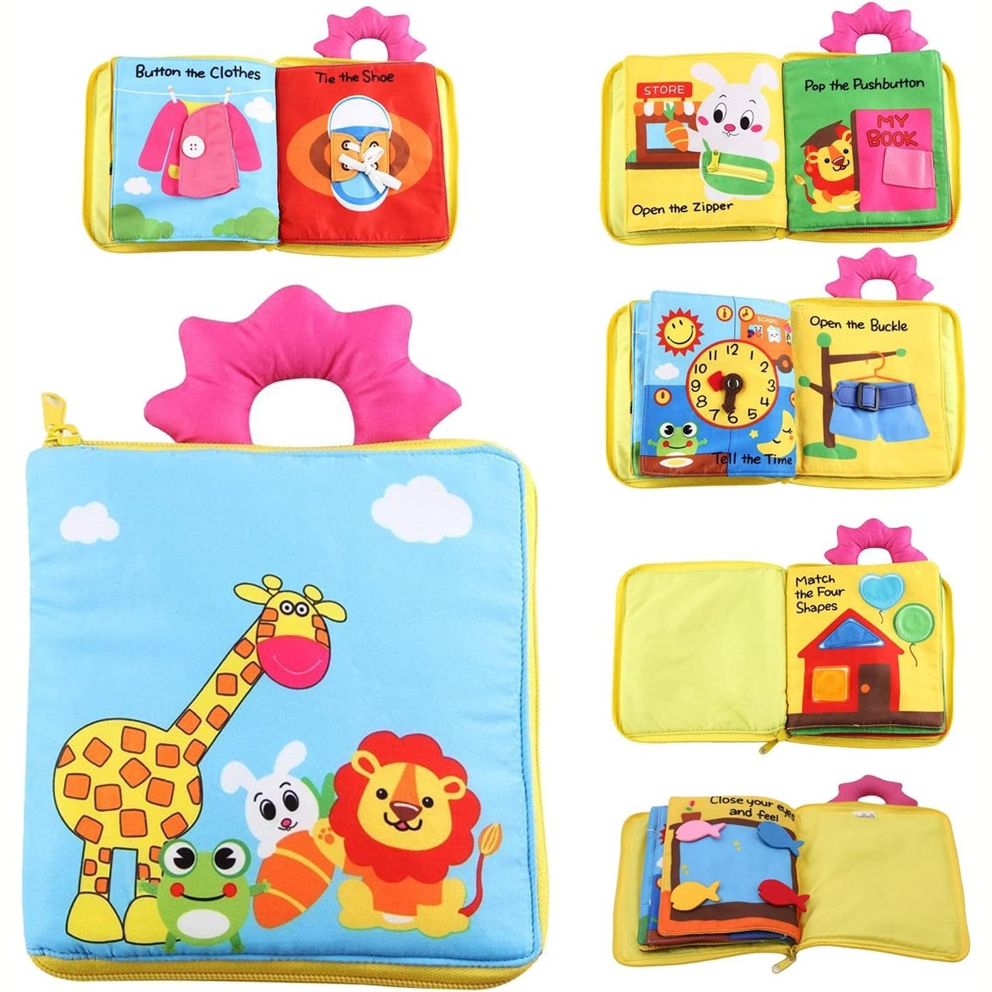 Tumama Kids - Baby Cloth Busy Book - Educational Book