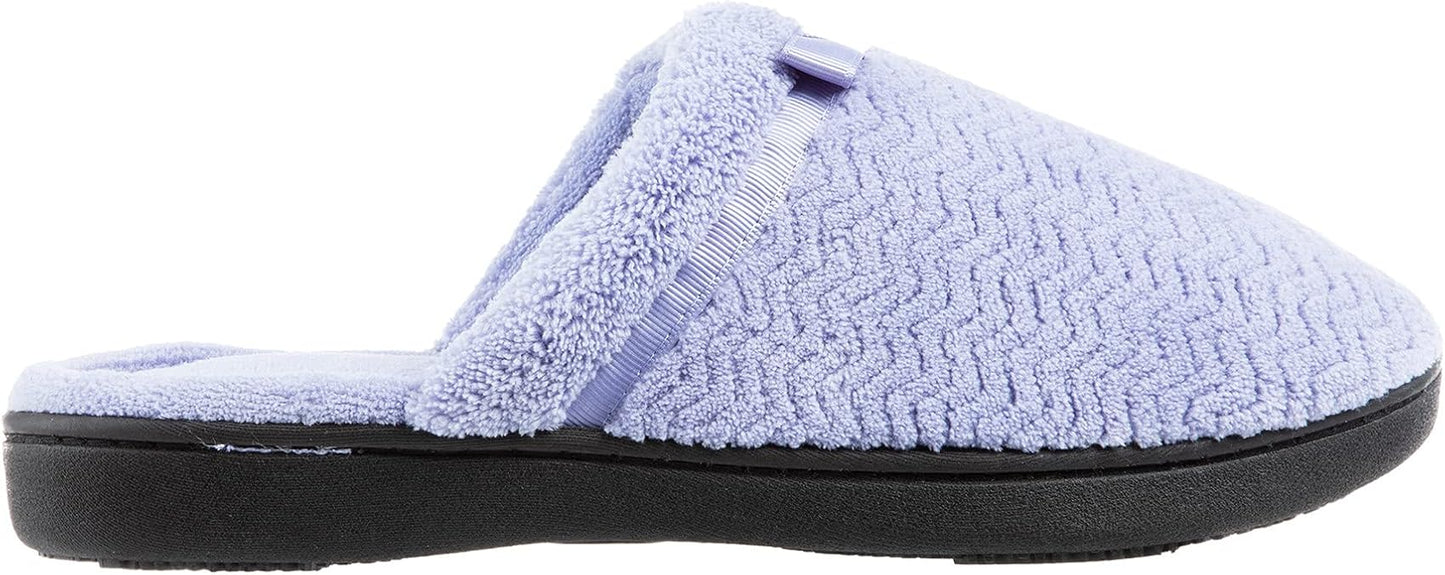 Isotoner Women's Purple Chevron Slip on Clog Slipper | Isotoner In Lebanon