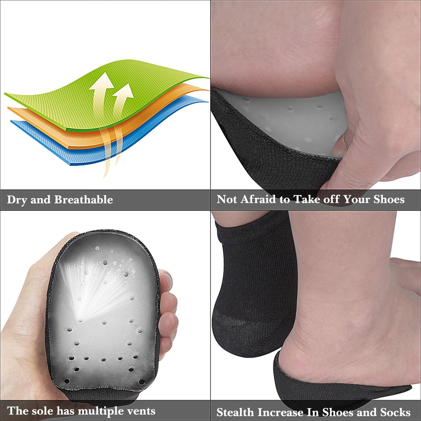 HEIGHT MAX SOCKS PAIR | 2 Pieces جوارب زيادة الطول 2 قطعة
