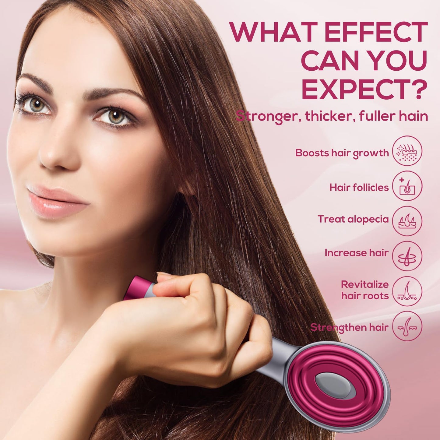 Laser Hair Growth Comb, Laser Comb Laser Hair Growth Device Electric Scalp Massager for Hair Growth,Stimulates Hair Growth Comb Brush Thinning Hair Treatment Laser Therapy Comb - Medaid International