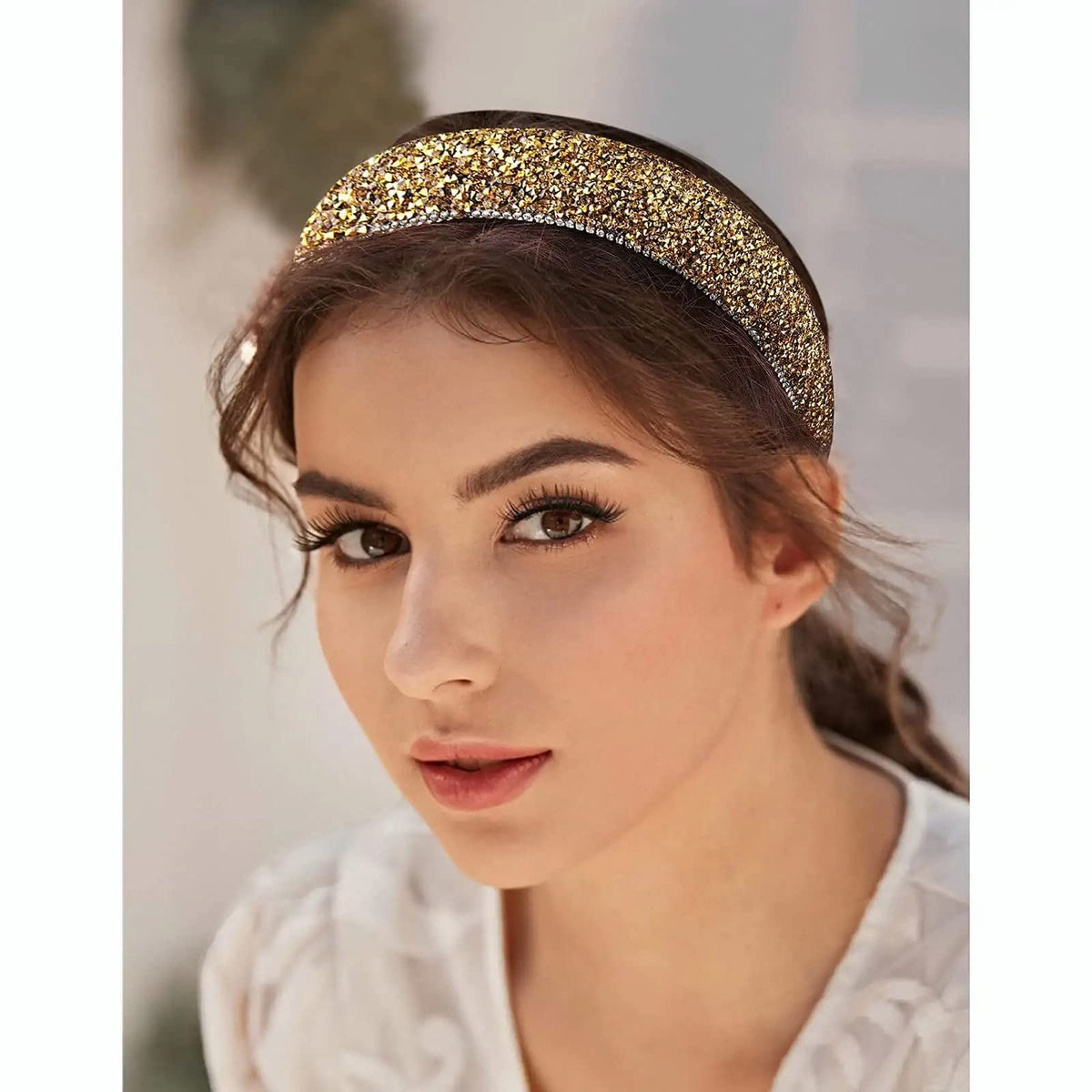 TERRIFI Rhinestone Headband Bling Sparkle Headbands Fashion Headbands Hair Accessories For Women Girls Gifts