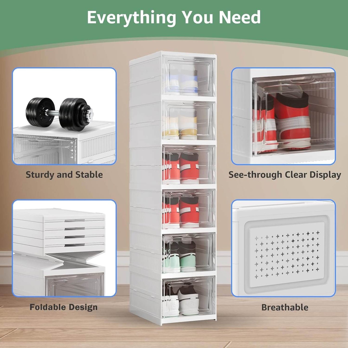 Shoe Storage Organizer | Box of 6 pieces X-Large