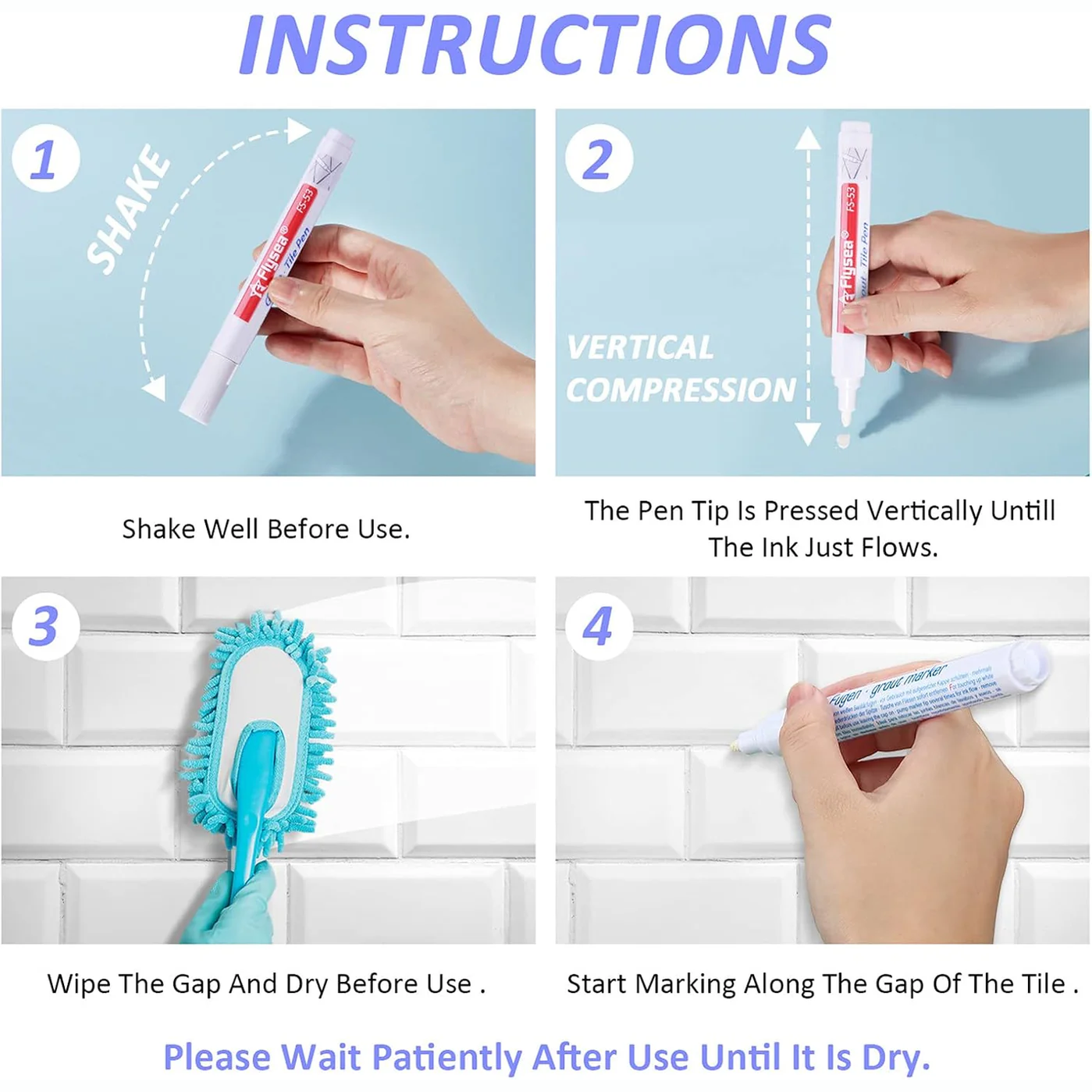 Tile Line Restorer Pen