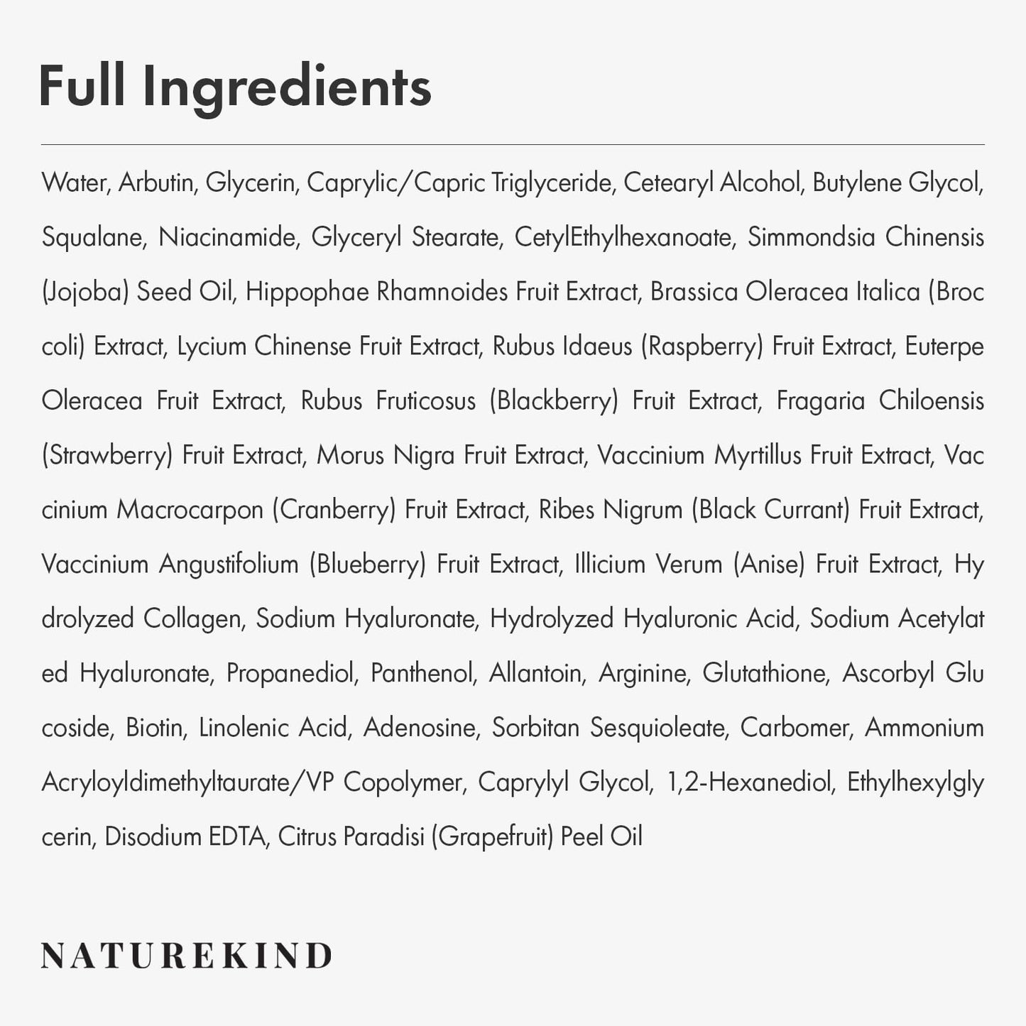 NATUREKIND Hyaluron Lifting Eye Cream, Hyaluronic Acid, 5% arbutin, Niacinamide for Puffy Eyes, Dark Spot and Fine Lines, Hydrating Under Eye Bag, Korean Skin Care, 15ml, 0.5 fl. oz. - Medaid International