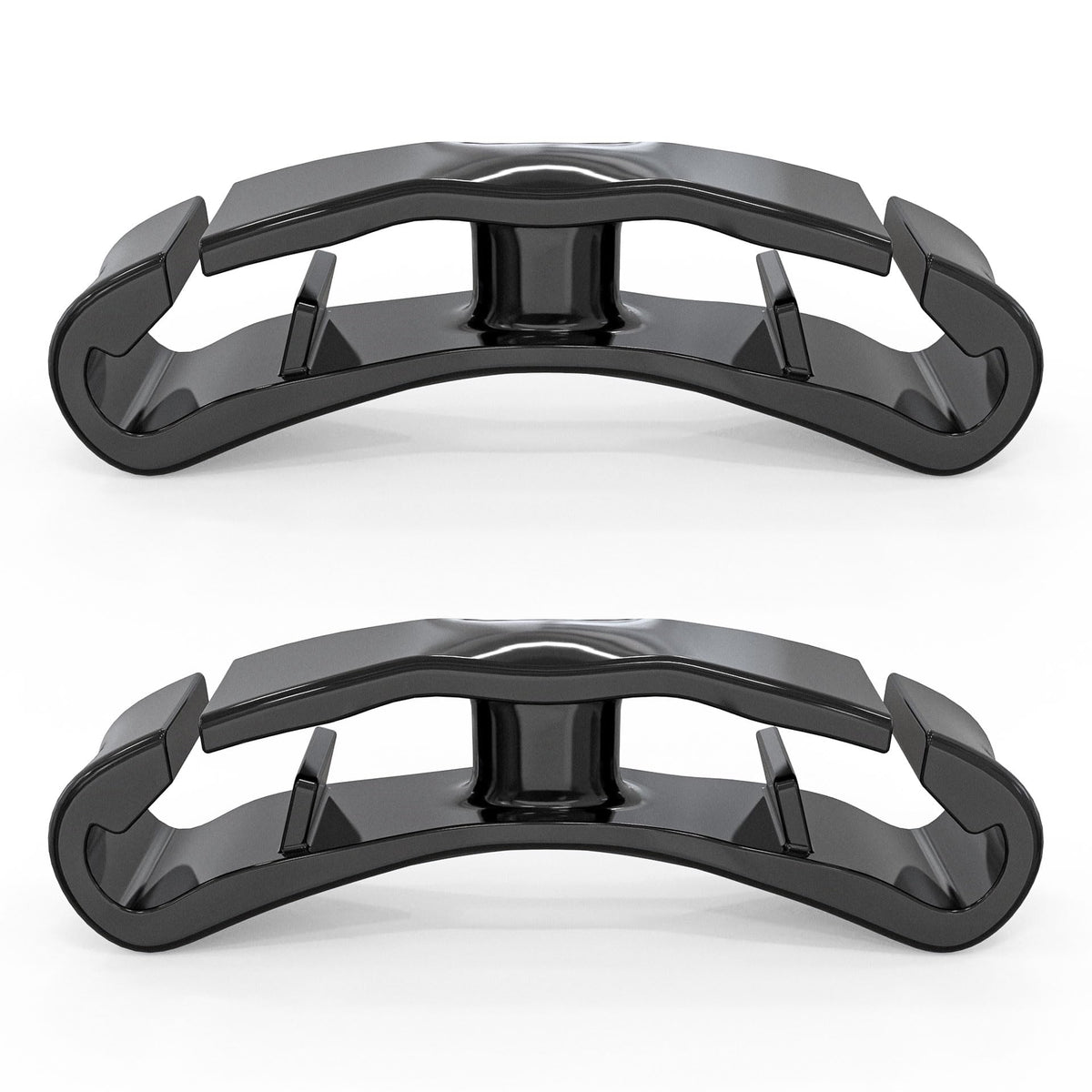 TERRIFI Grocery Bag Carrier Handle, 2 Pack, Soft Cushion Grip, Hands-Free Plastic Bag Holder, Ideal for Shopping, Easy Carry Solution, Black