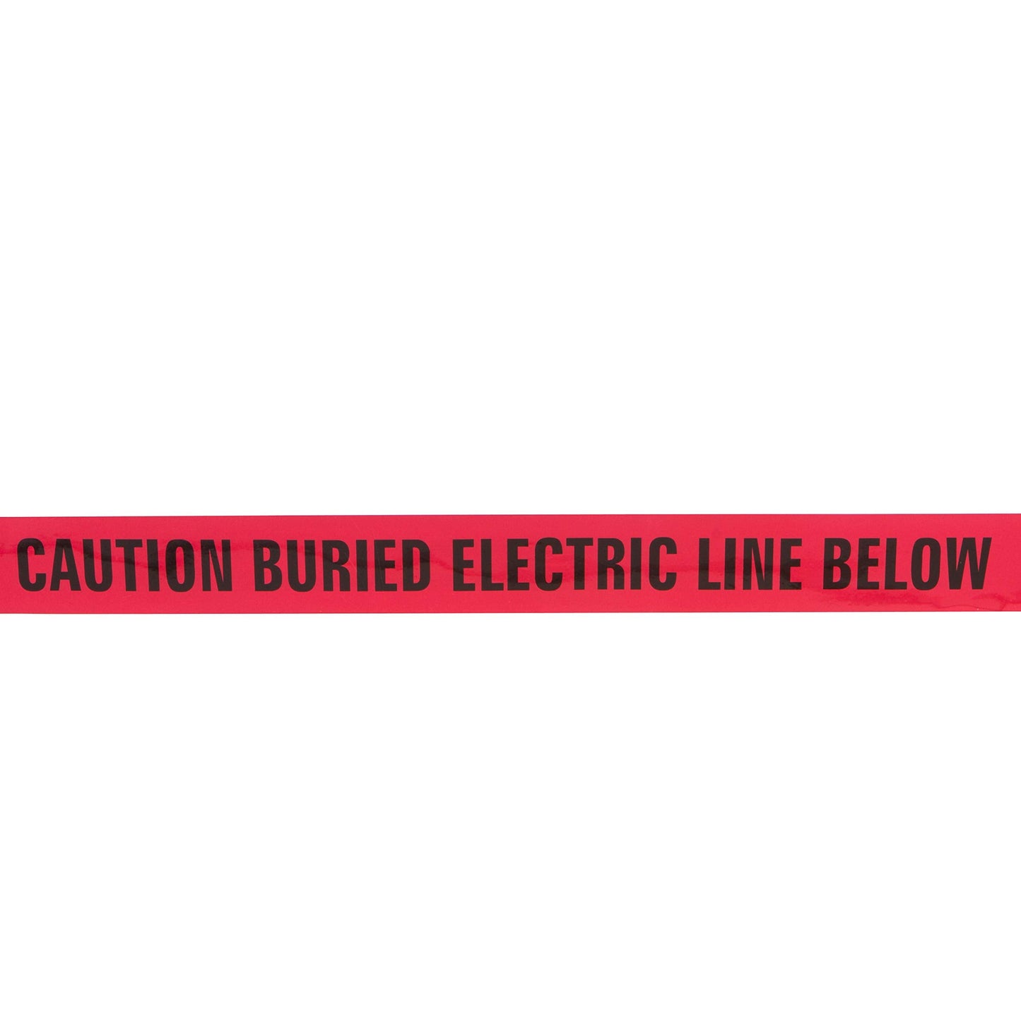 Morris Products Underground Electrical Foil Lined Caution Tape – 3" Width – Detectable From 12-24" Depths – Red – Printed with Caution Buried Electric Line Below – 1, 000'. Length - Medaid International