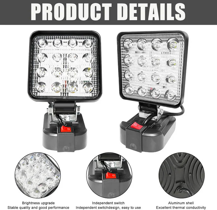 LED Work Light Battery Portable
