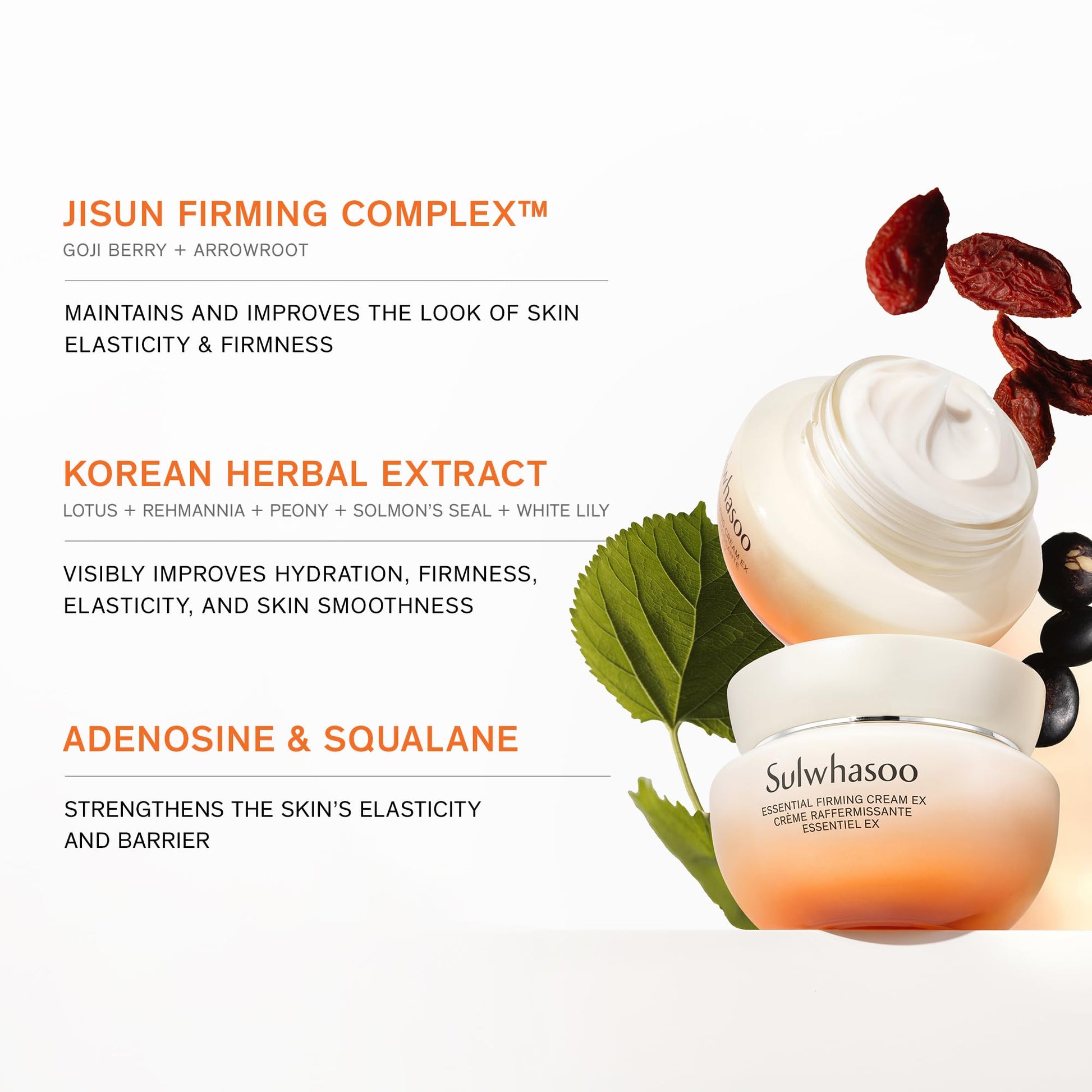 Sulwhasoo Essential Firming Cream - A hypoallergenic, whipped moisturizing cream that visibly improves firmness. Packaging May Vary - Medaid International
