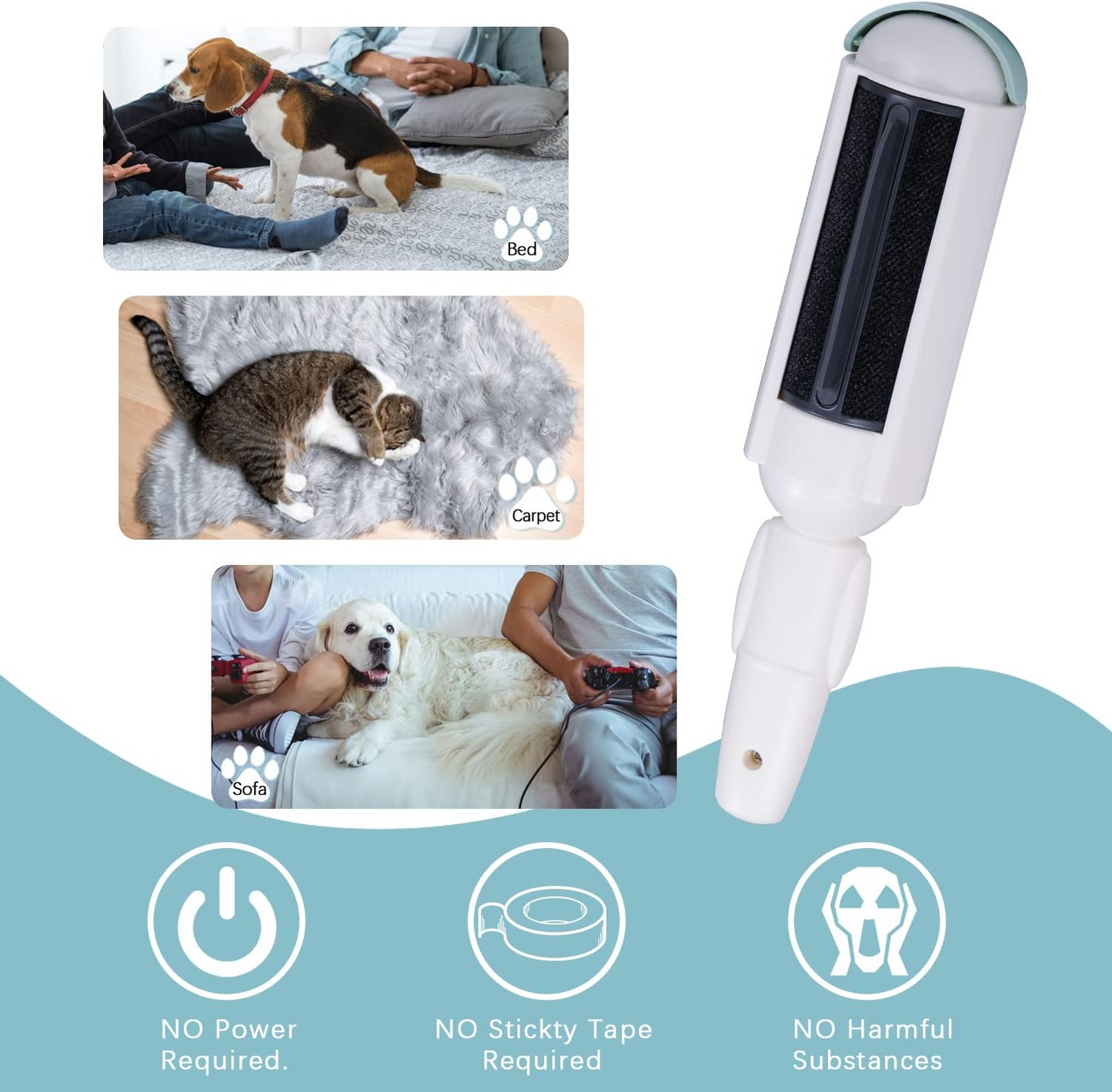 Reusable Pet Hair Remover Roller - Medaid International