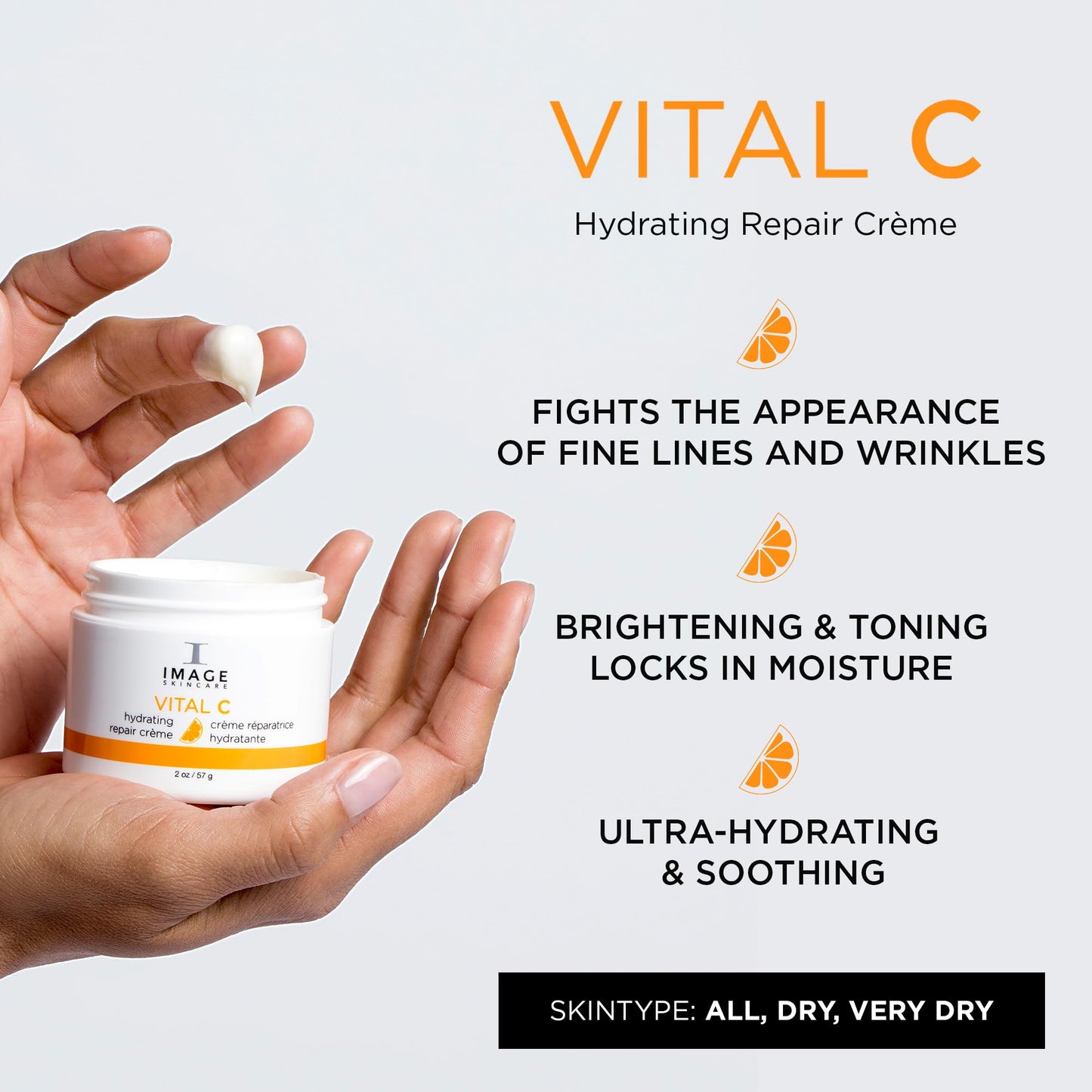 IMAGE Skincare, VITAL C Hydrating Repair Crème, Holiday Beauty Stocking Stuffer, Face Night Cream with Hyaluronic Acid, Discovery Size, 1oz - Medaid International