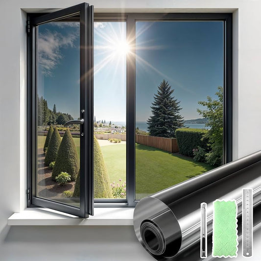 Window Film – Heat & UV Protection (200x45cm) فيلم نوافذ للحماية من الحرارة والأشعة فوق البنفسجية