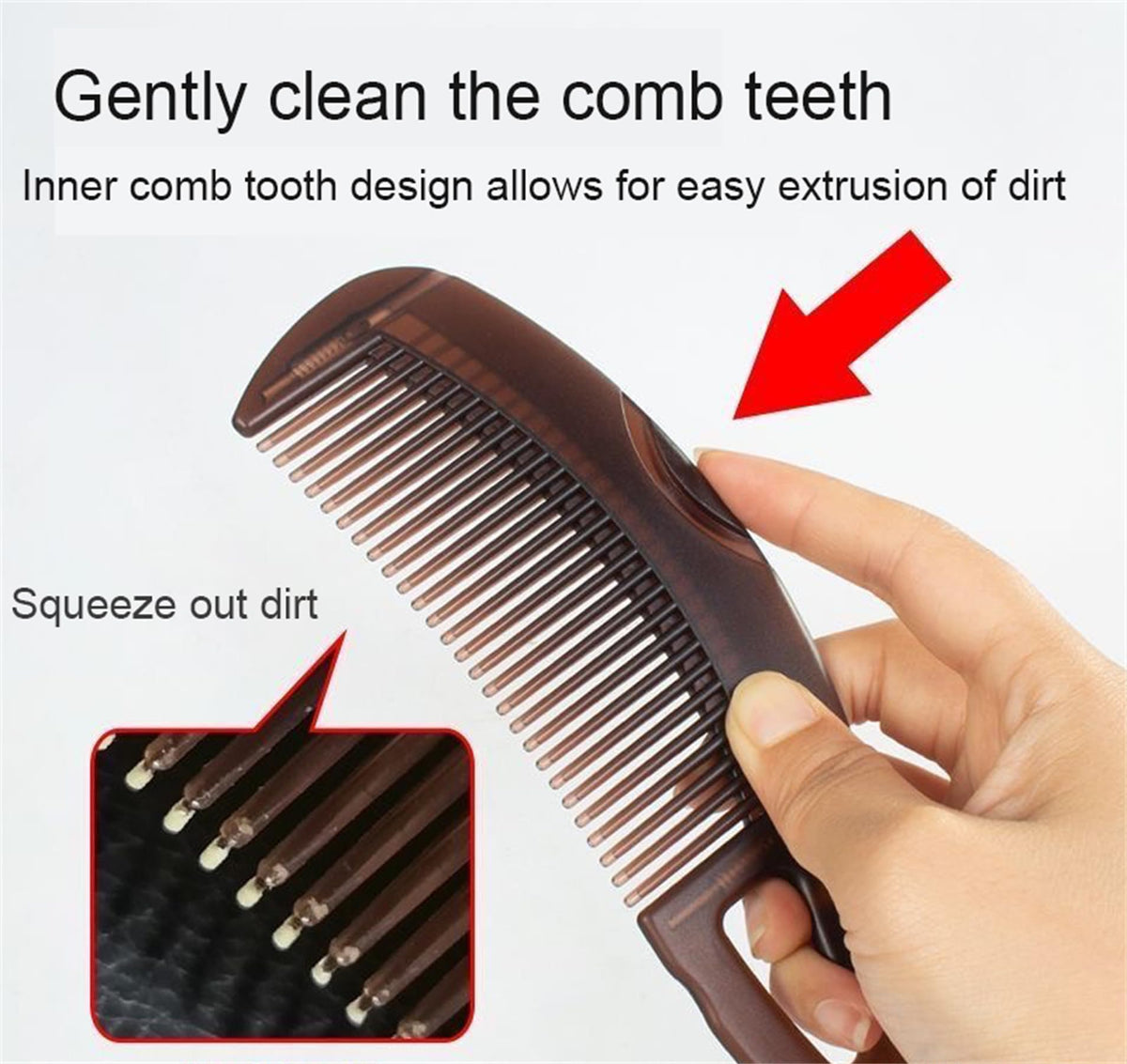 Kastwave Dandruff Comb, Massage Comb Hair, Energy Allows For The Effective Removal Of And Dirt, Healthier Scalp Better Hair Quality,
