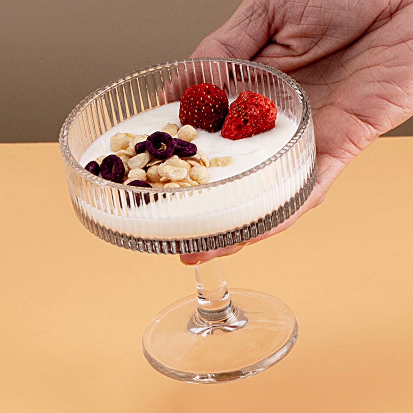 Set Of 6 Elegant Glass Cup