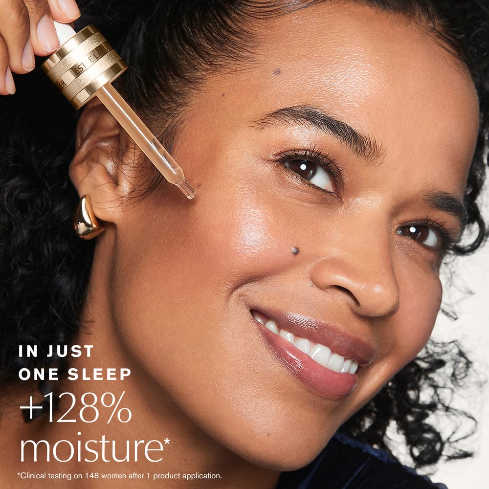Estée Lauder Advanced Night Repair Face Serum Synchronized Multi-Recovery Complex with Hyaluronic Acid & Peptides| Anti Aging & Hydrating, 1 Fl Oz - Medaid International