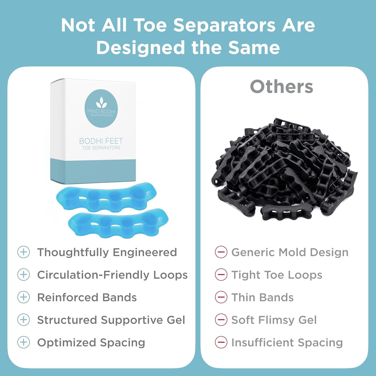 Toe Separator Corrector Pair