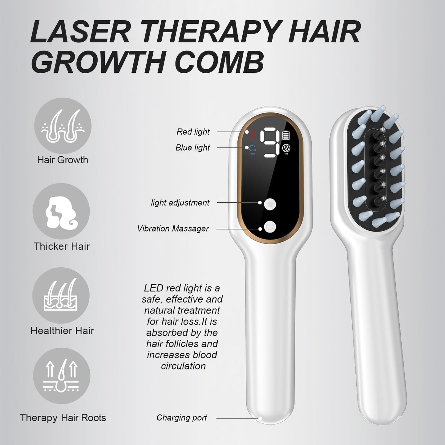 Laser Hair Growth Comb - Medaid International