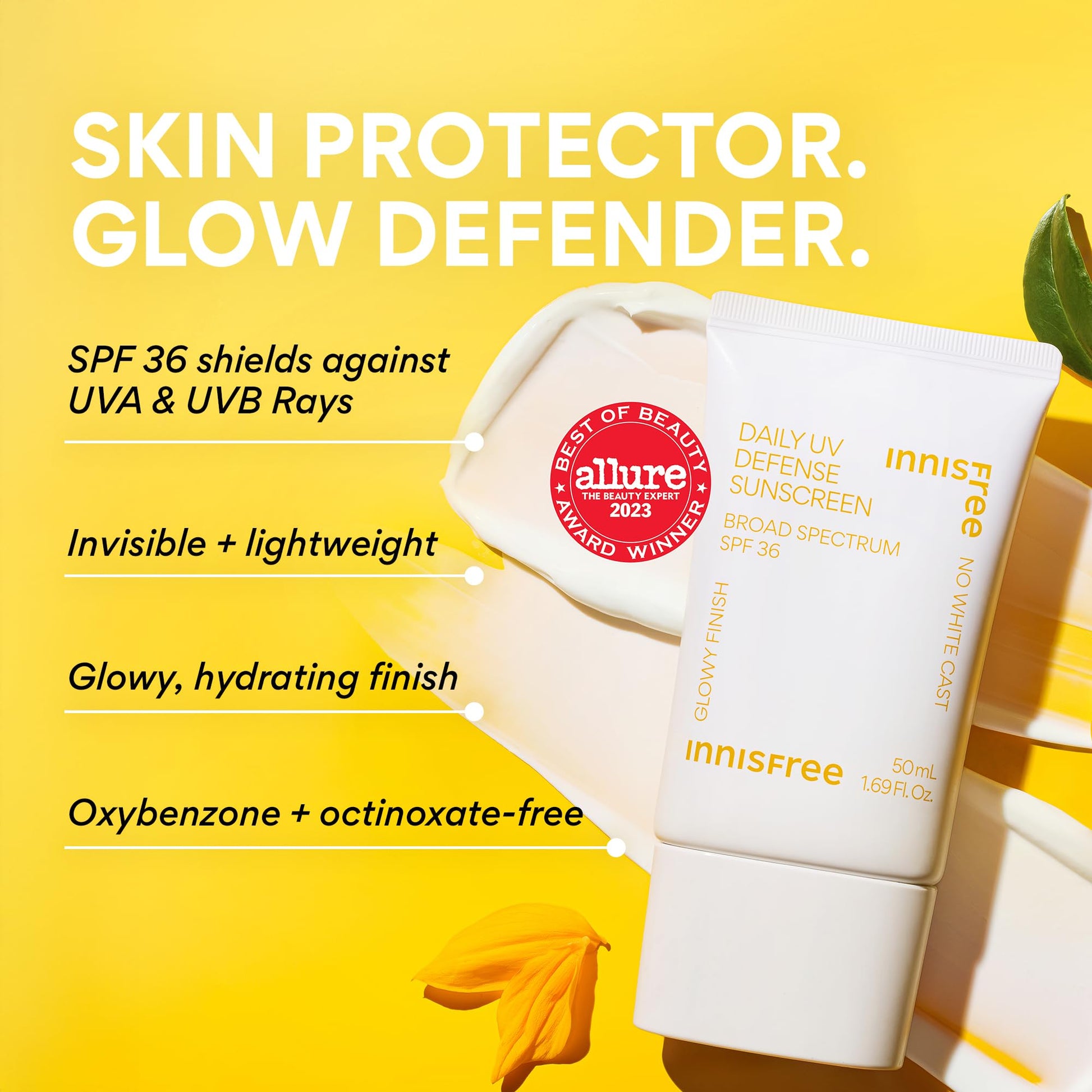 Innisfree Daily UV Defense SPF 36 – Korean Face Sunscreen, Invisible Finish, Broad Spectrum, No White Cast, Lightweight, Hydrating - Medaid International