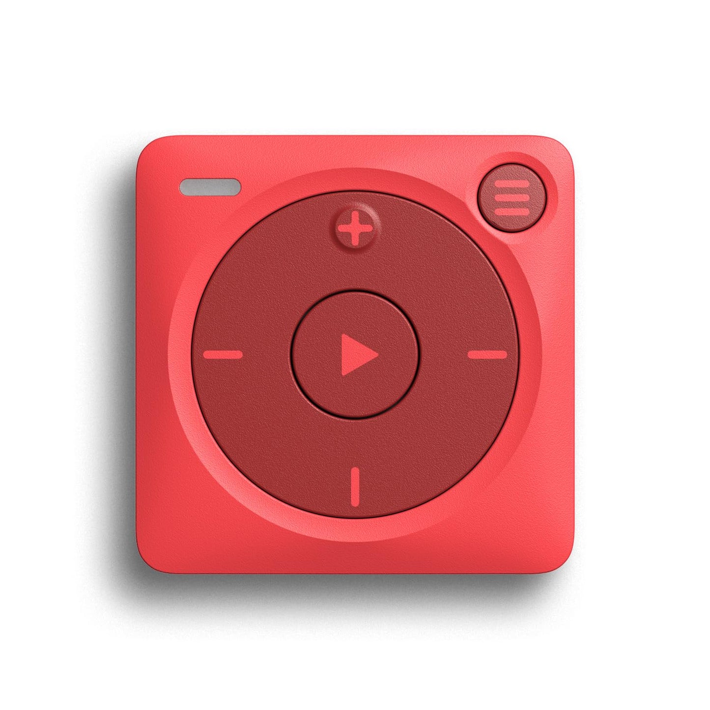 Mighty 3 Spotify & Amazon Music Player (2026 Edition) – Portable, Screen-Free, Works Offline – Compatible with Bluetooth & Wired Headphones – Stores 1,000+ Songs – No Phone Required (Red) - Medaid International
