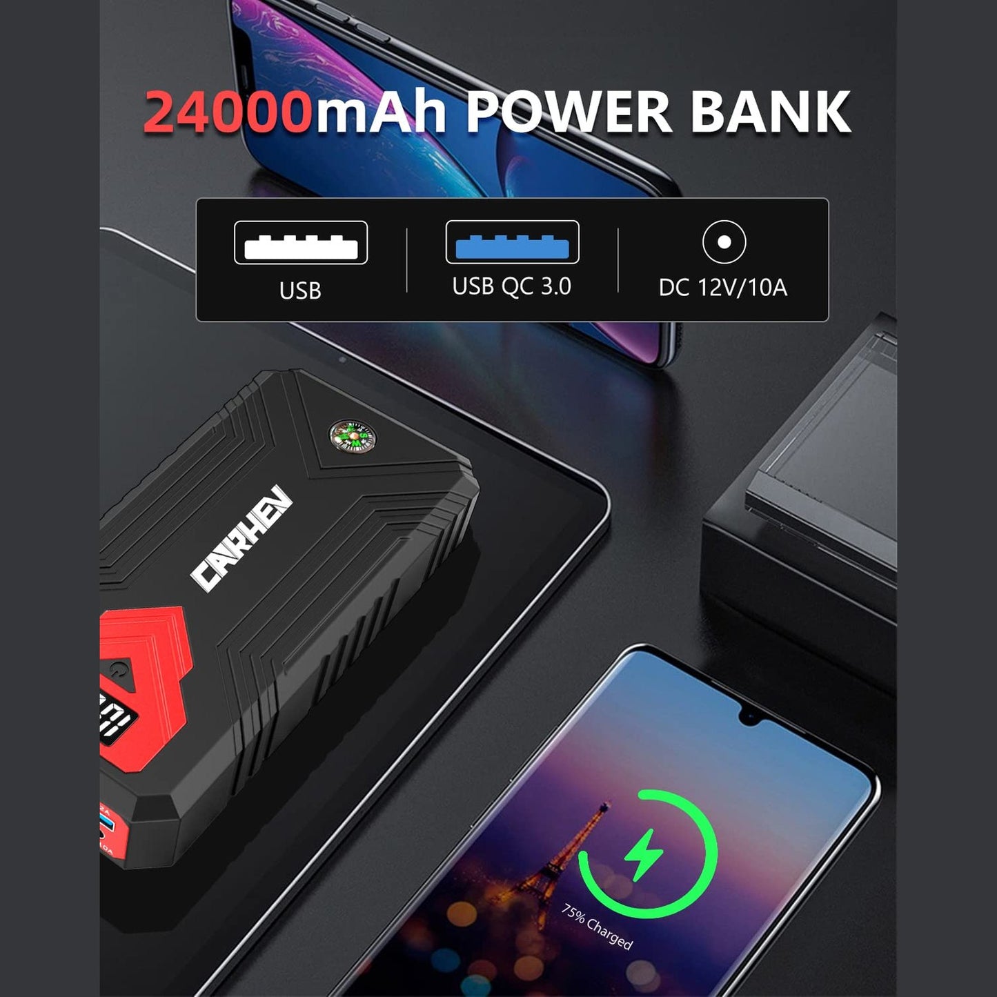 Powerful Car Battery Jump Starter
