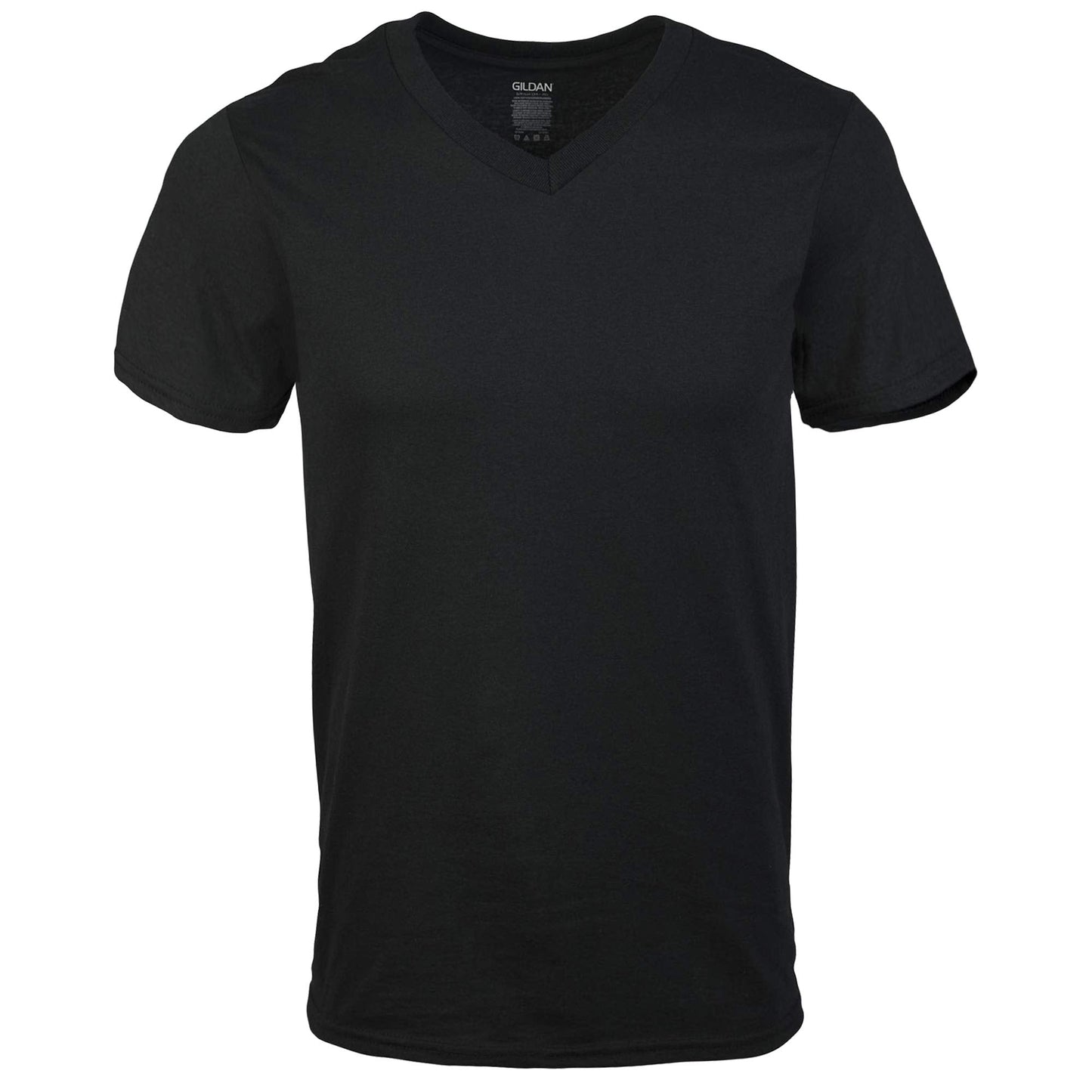 Gildan Men's V-neck T-shirts, Multipack Underwear, Black/Sport Grey/Charcoal/Military Green (5-pack), Large US - Medaid International