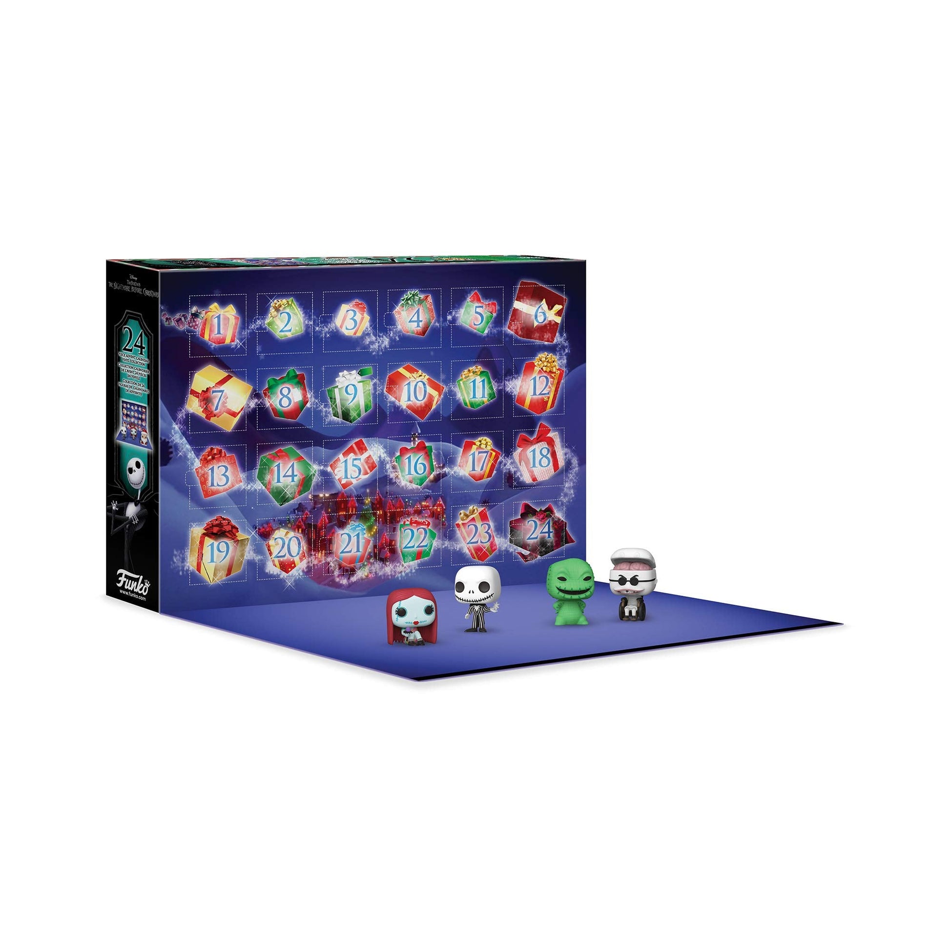 Funko Pop! Advent Calendar: The Nightmare Before Christmas - 24 Days of Surprises - Collectible Vinyl Mini Figures - Mystery Box - Gift Idea - Holiday Present for Kids - Christmas Countdown - Medaid International