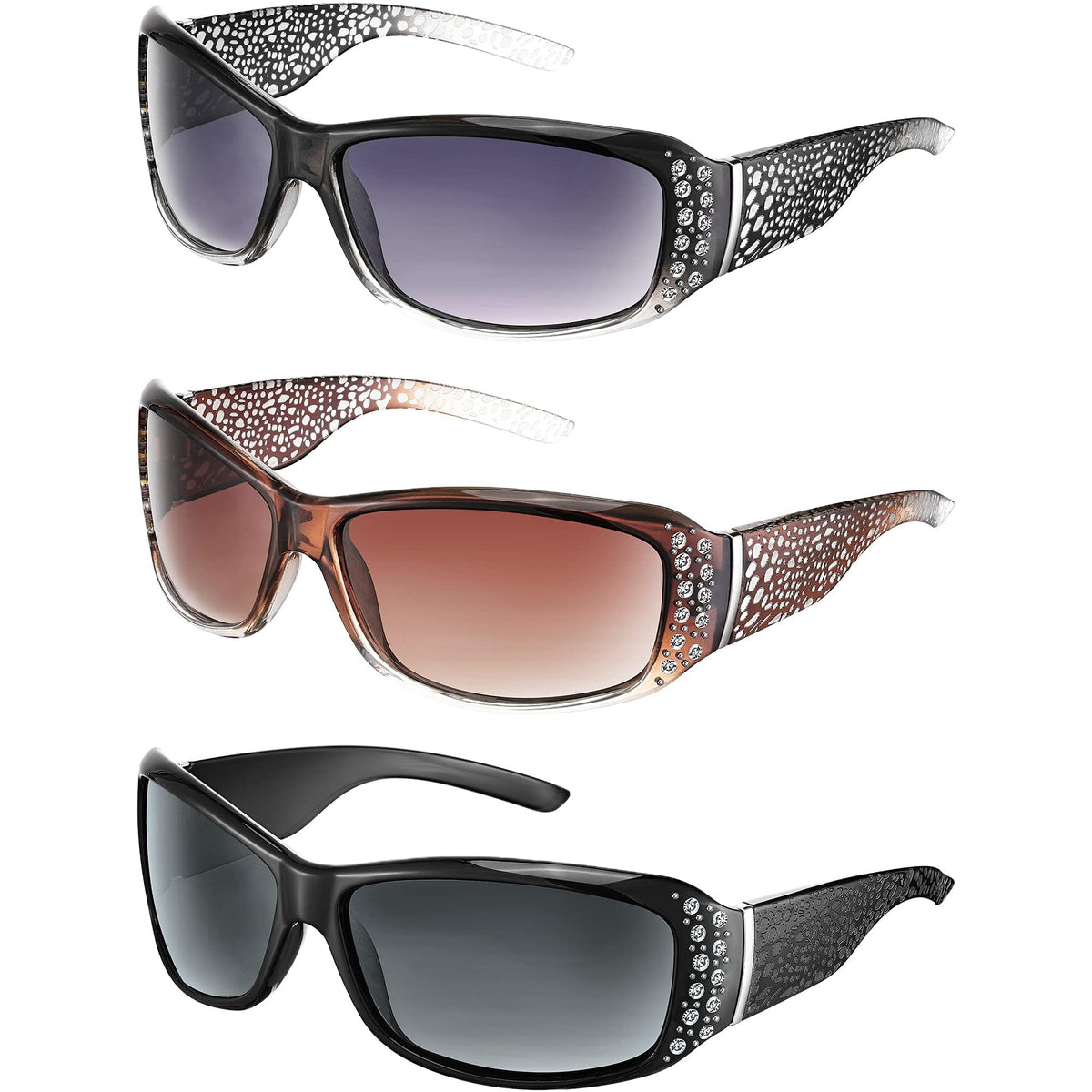 Polarized Sports Sunglasses, UV400 Protection Running Mountain Bike Sun Glasses