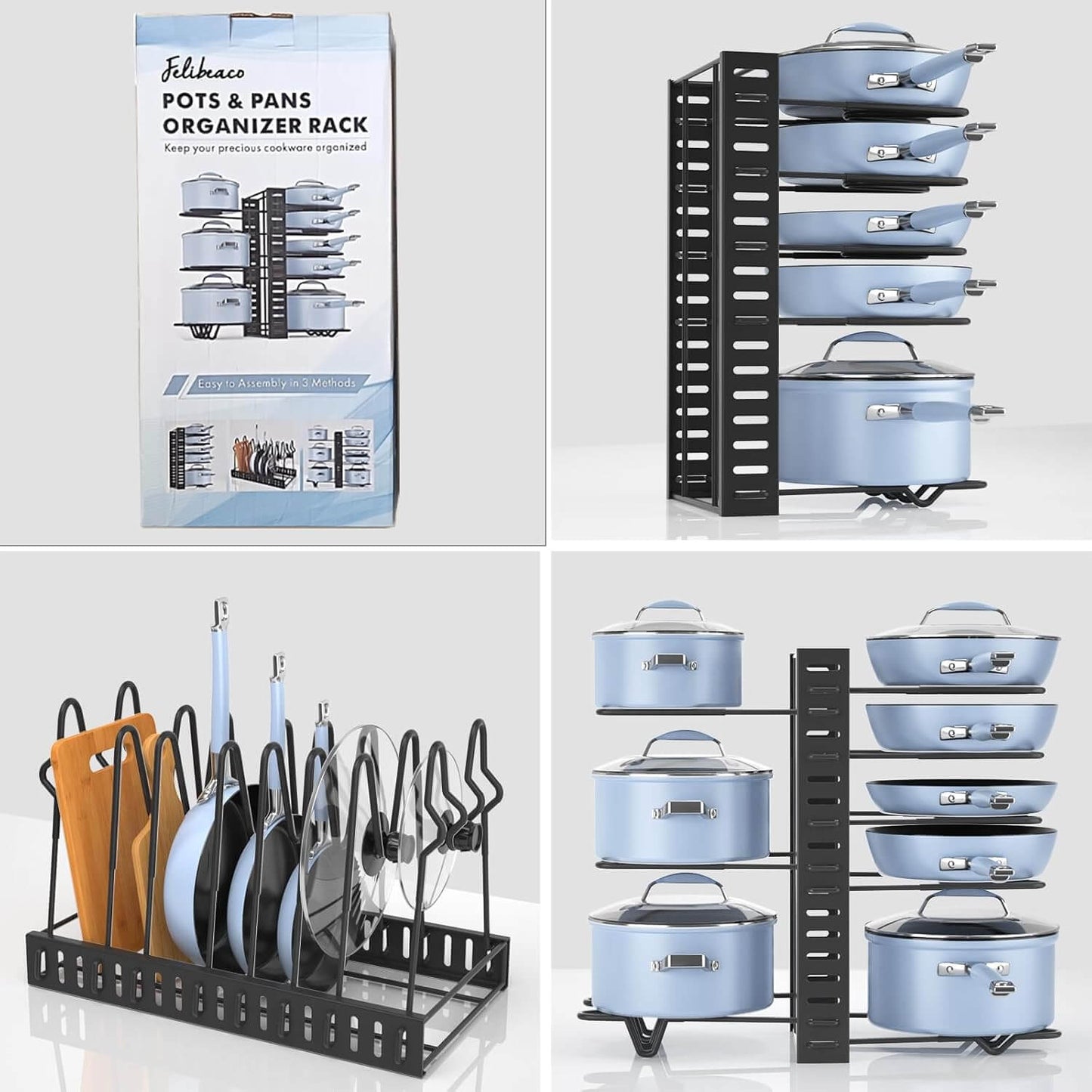 SpaceSaver Pan Rack 2-in-1