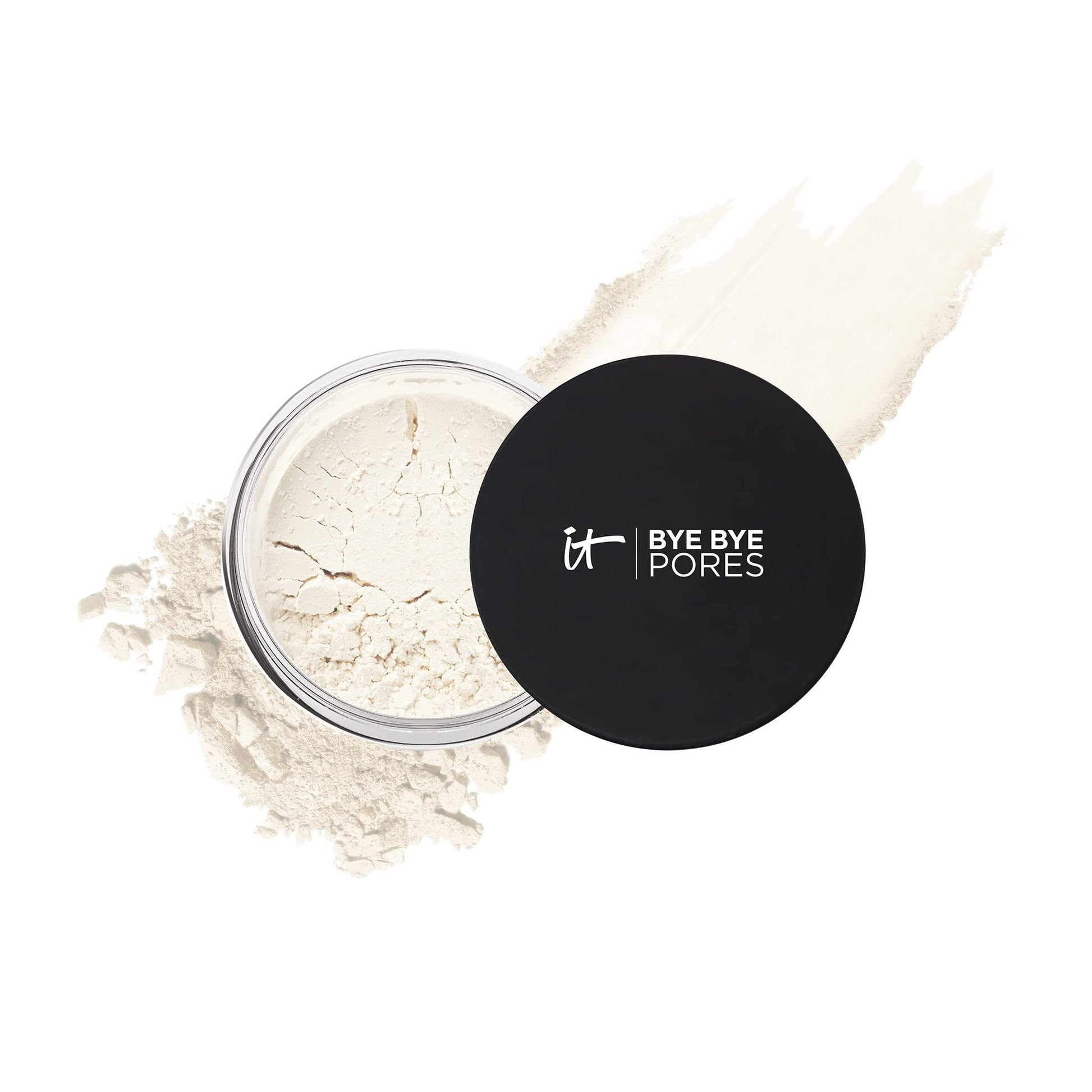 IT Cosmetics Bye Bye Pores – Poreless Finish Loose Setting Powder Makeup – Translucent Blurring Powder for All Skin Tones – Face Powder with Peptides, Silk, Collagen & Antioxidants – 0.23 oz - Medaid International