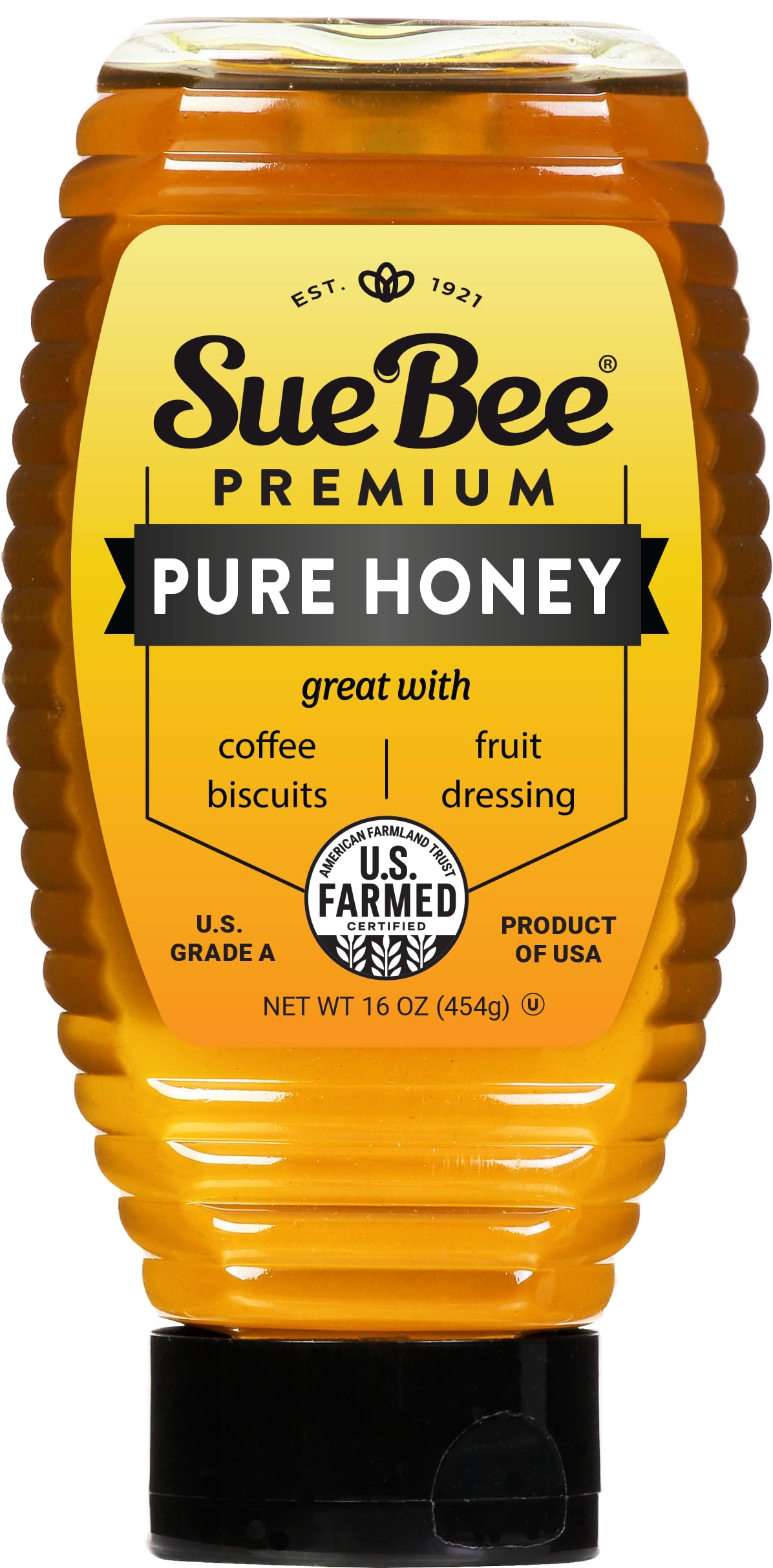Sue Bee Pure Premium Honey From USA Beekeepers, 16 Ounce - Medaid International