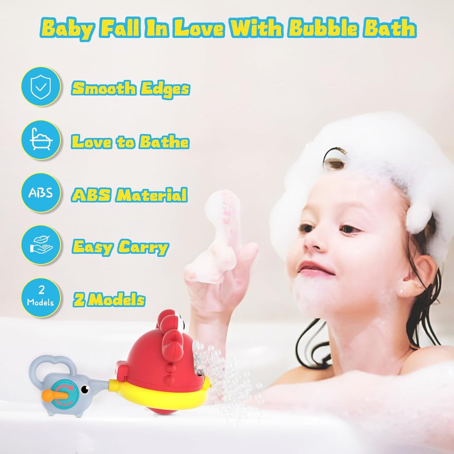 Crab Manual Bubble Machine Kids