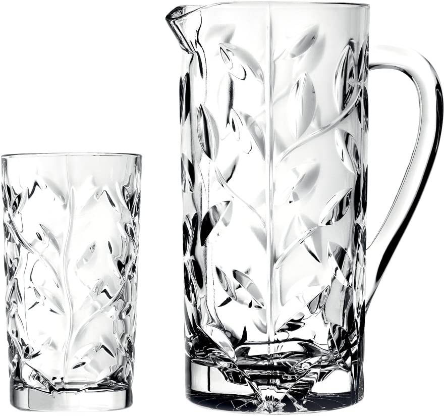 RCR laurus drink set(1 jug+6 HB tumblers)