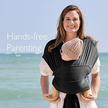 Momcozy Baby Carrier Sling Newborn  Adjustable Baby Wrap Carrier For Newborns