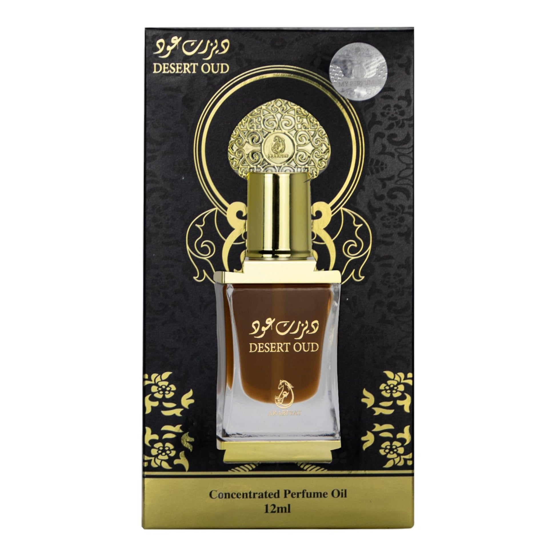 DESERT OUD from ARABIYAT, Non Alcoholic Concentrated Perfume Oil or Attar for Unisex, 12 ml - Medaid International
