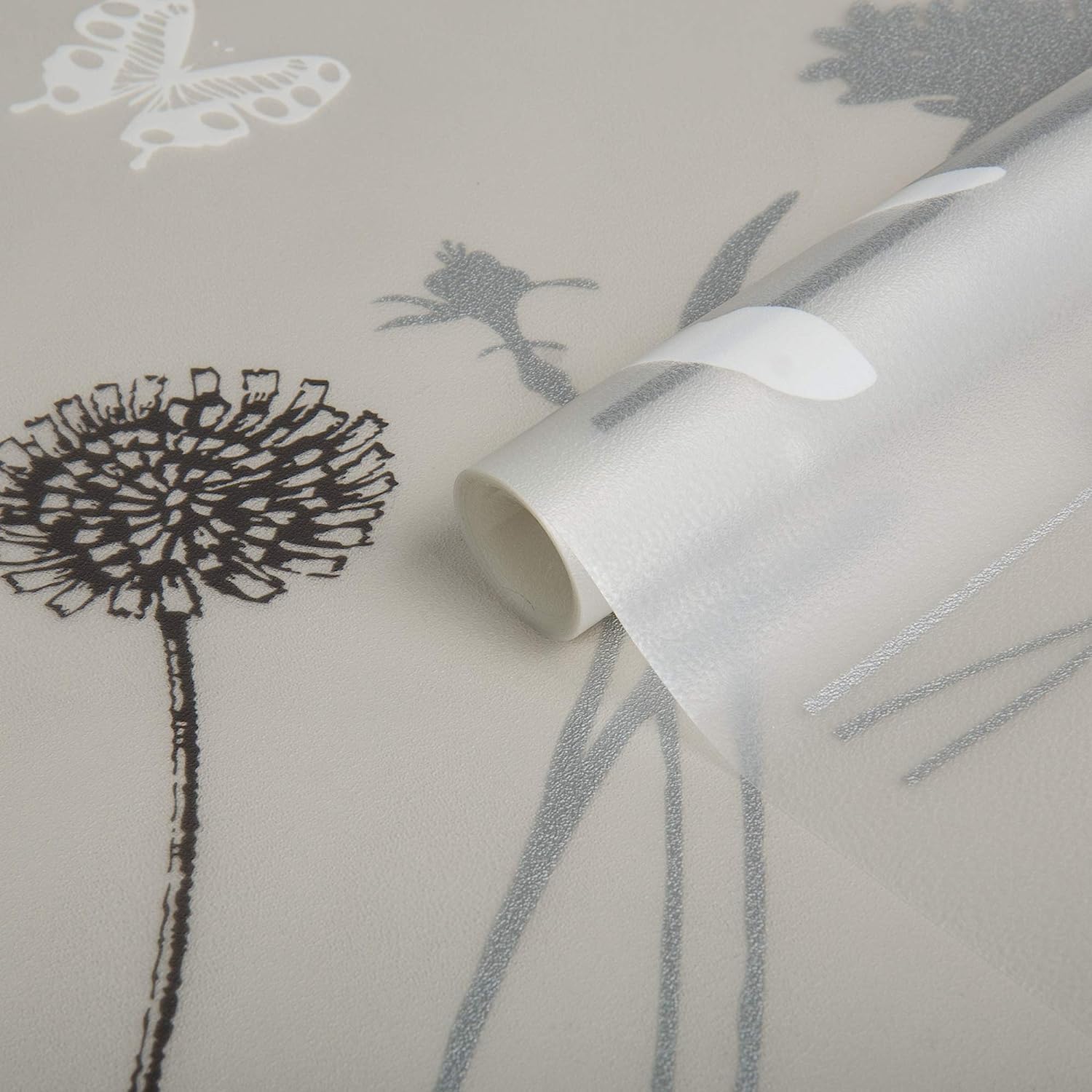 d-c-fix 334-0021 Premium Privacy Glass Reusable Static Cling Window Film, Blossom, 17" x 59" Roll - Medaid International