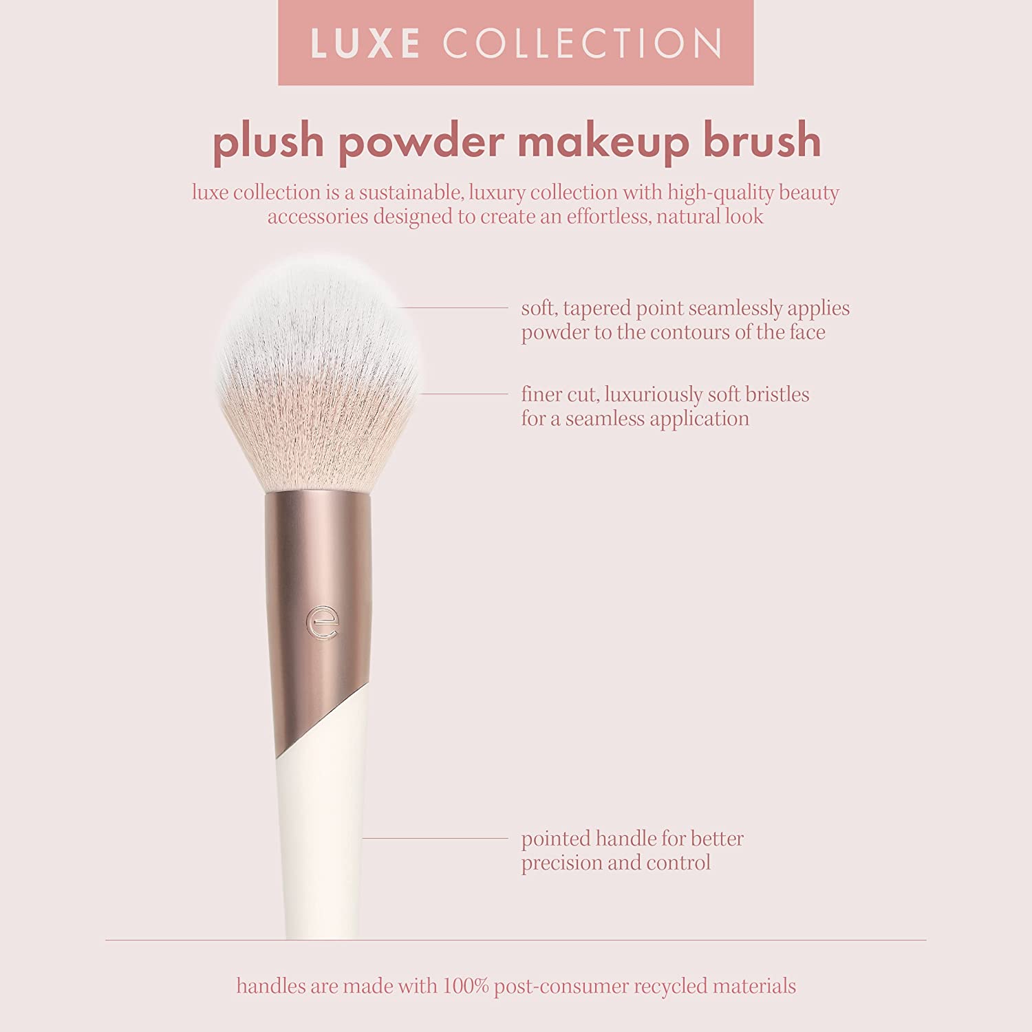 Ecotools Plush Powder Brush - Luxe Collection - Medaid International