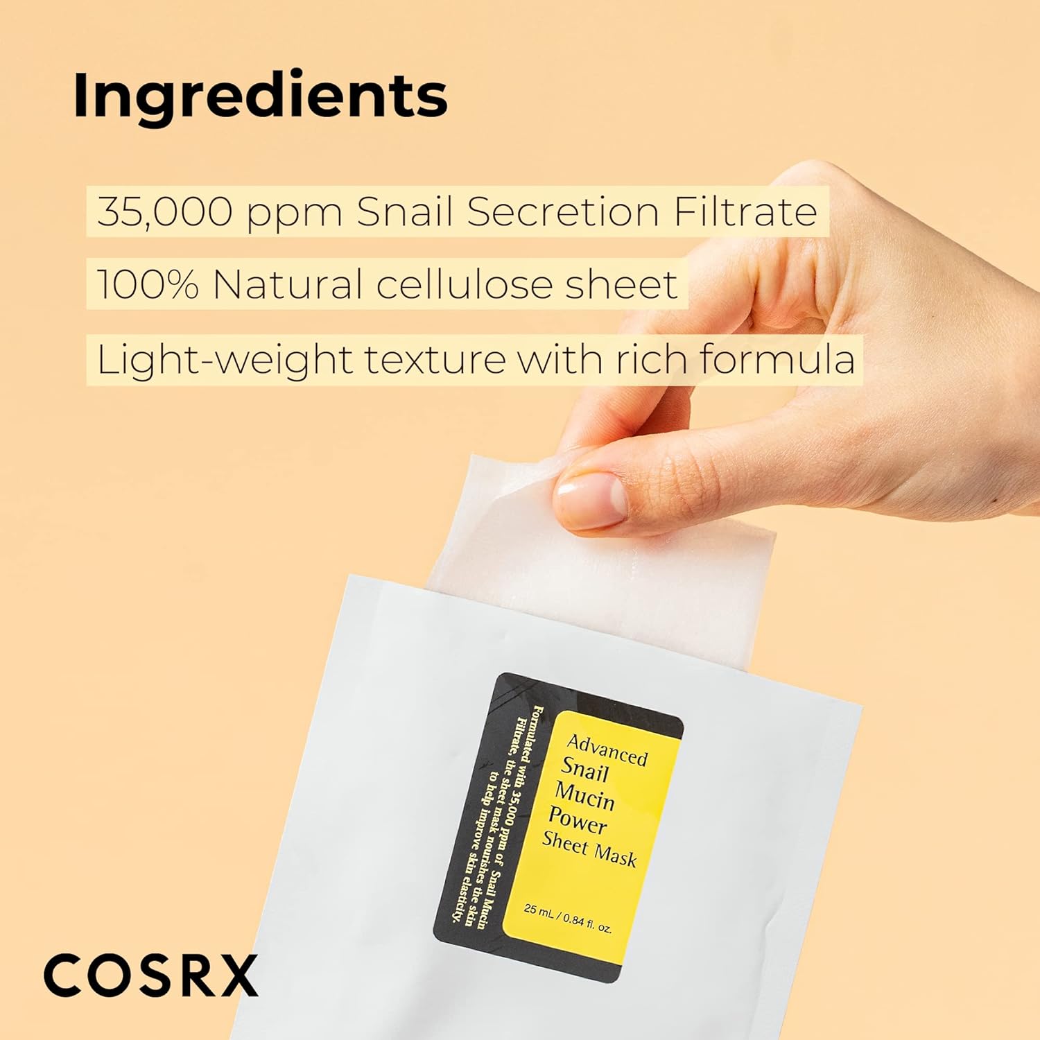 cosrx-advanced-snail-mucin-power-sheet-mask - Medaid