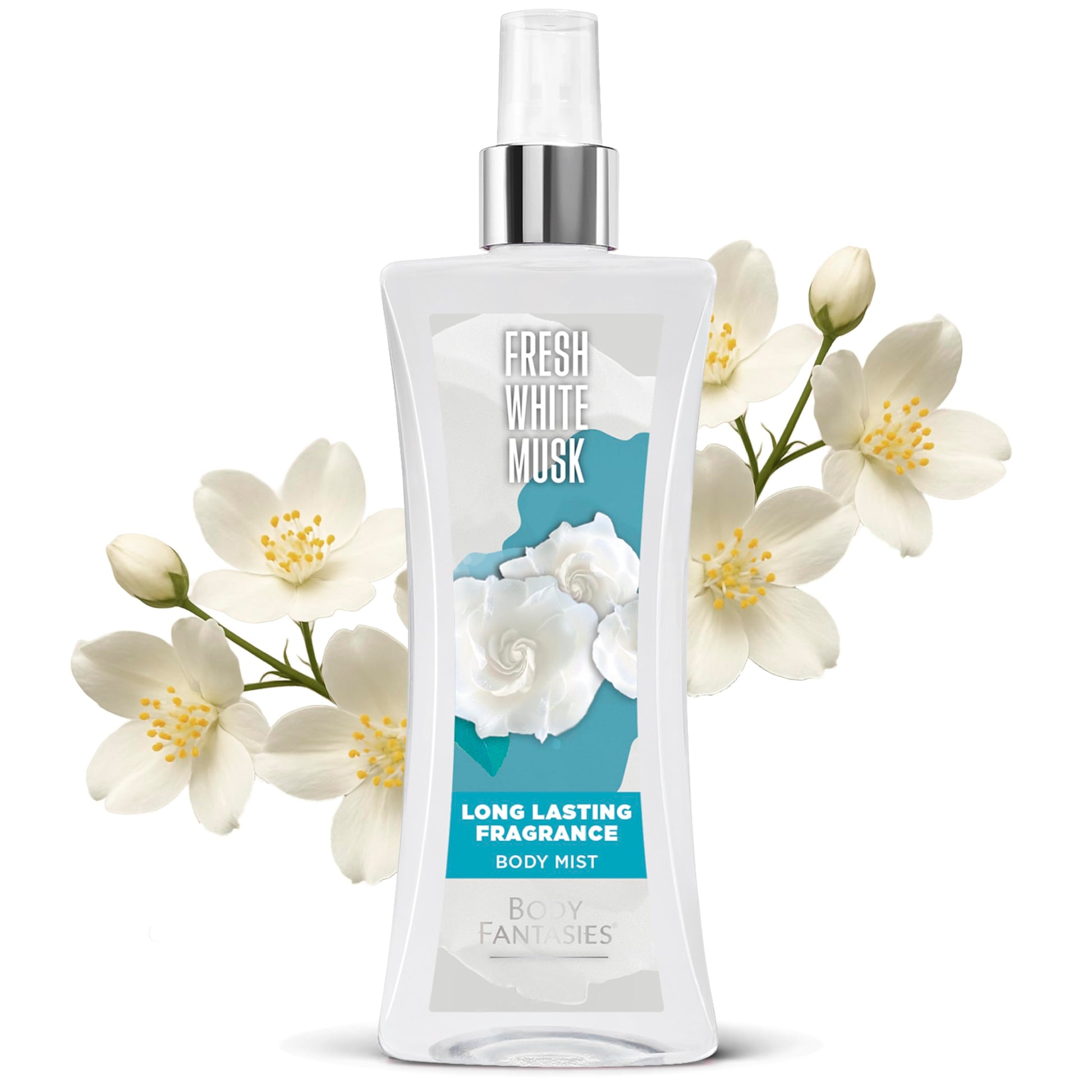 Body Fantasies Signature Fragrance Body Spray, Fresh White Musk, 8 Fluid Ounce - Medaid International