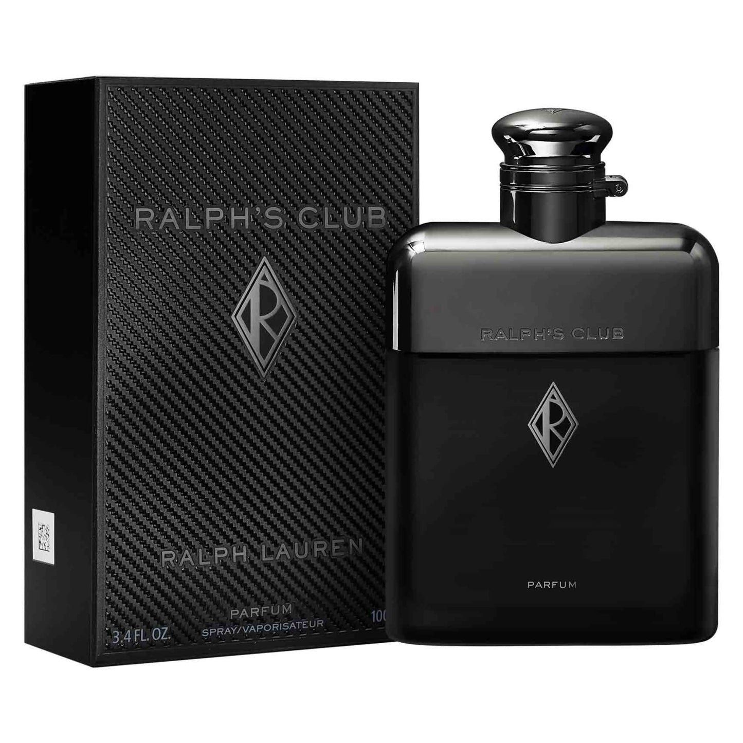 RALPH LAUREN FRAGRANCES Ralph's Club - Parfum - Men's Cologne - Woody & Ambery - With Lavandin, Vetiver, Cardamom, and Patchouli - Intense Fragrance - 3.4 Fl Oz - Medaid International