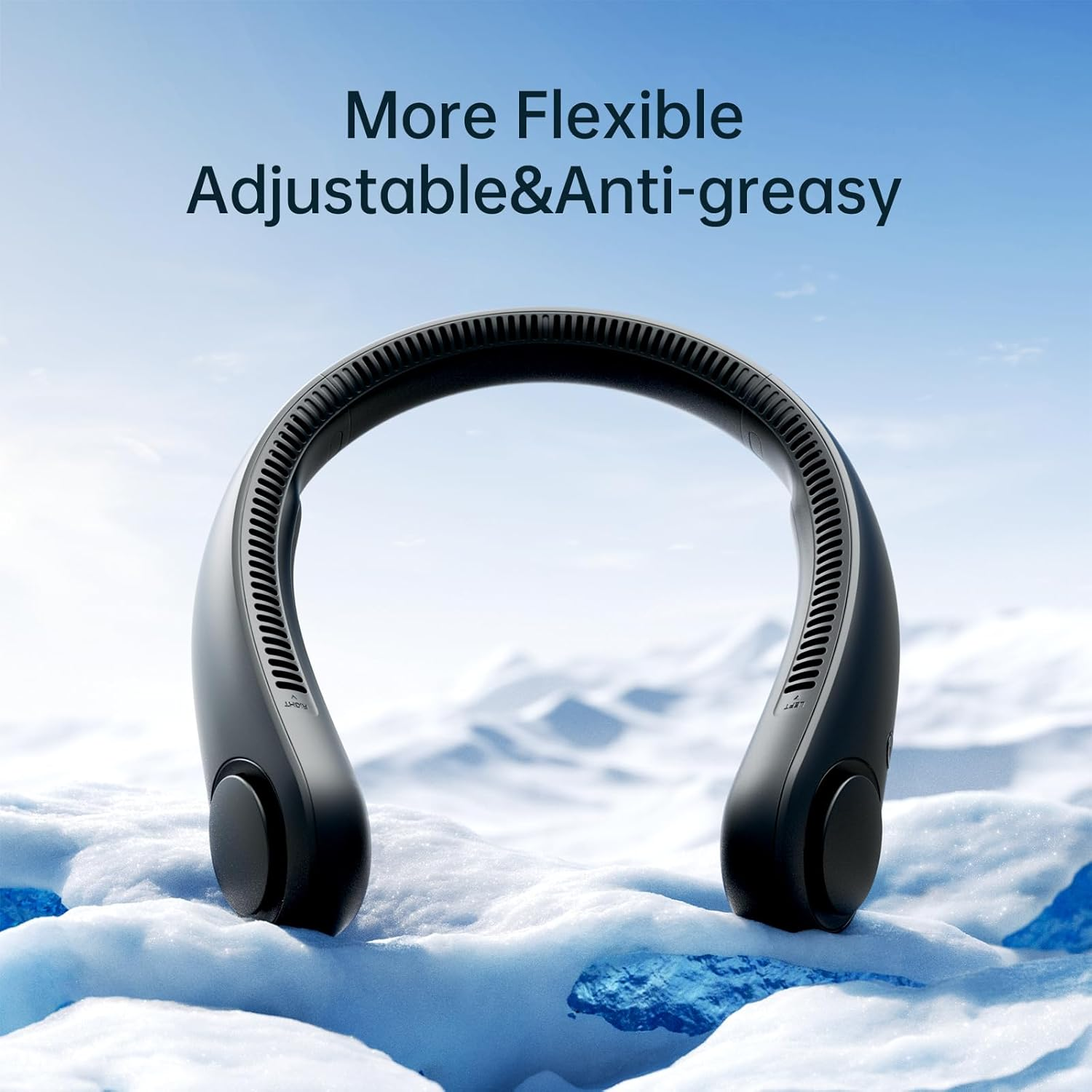 Portable Neck Fan – Hands-Free Bladeless Wearable Fan with Rechargeable Battery - Medaid International