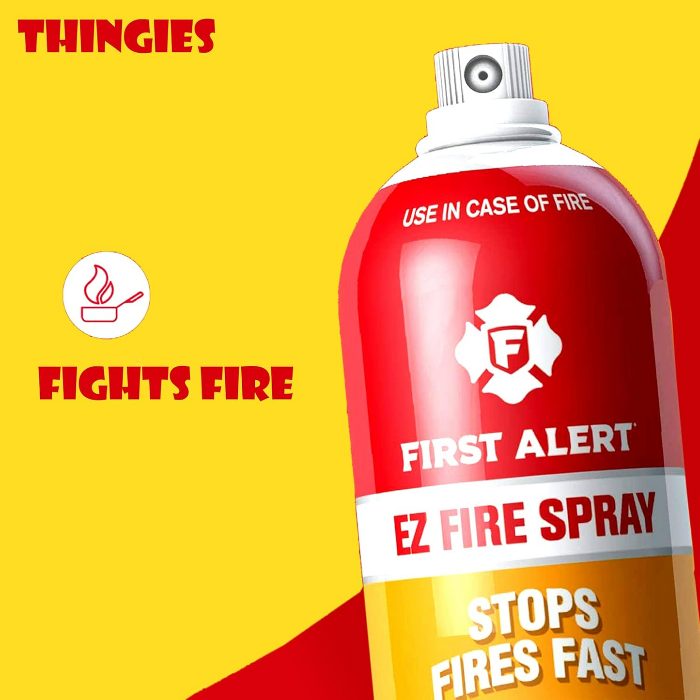 Fire Extinguisher Spray with Stand for Car and Home Use | Fire Stop Aluminium Spray - Medaid International