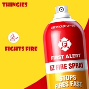 Fire Extinguisher Spray with Stand for Car and Home Use | Fire Stop Aluminium Spray