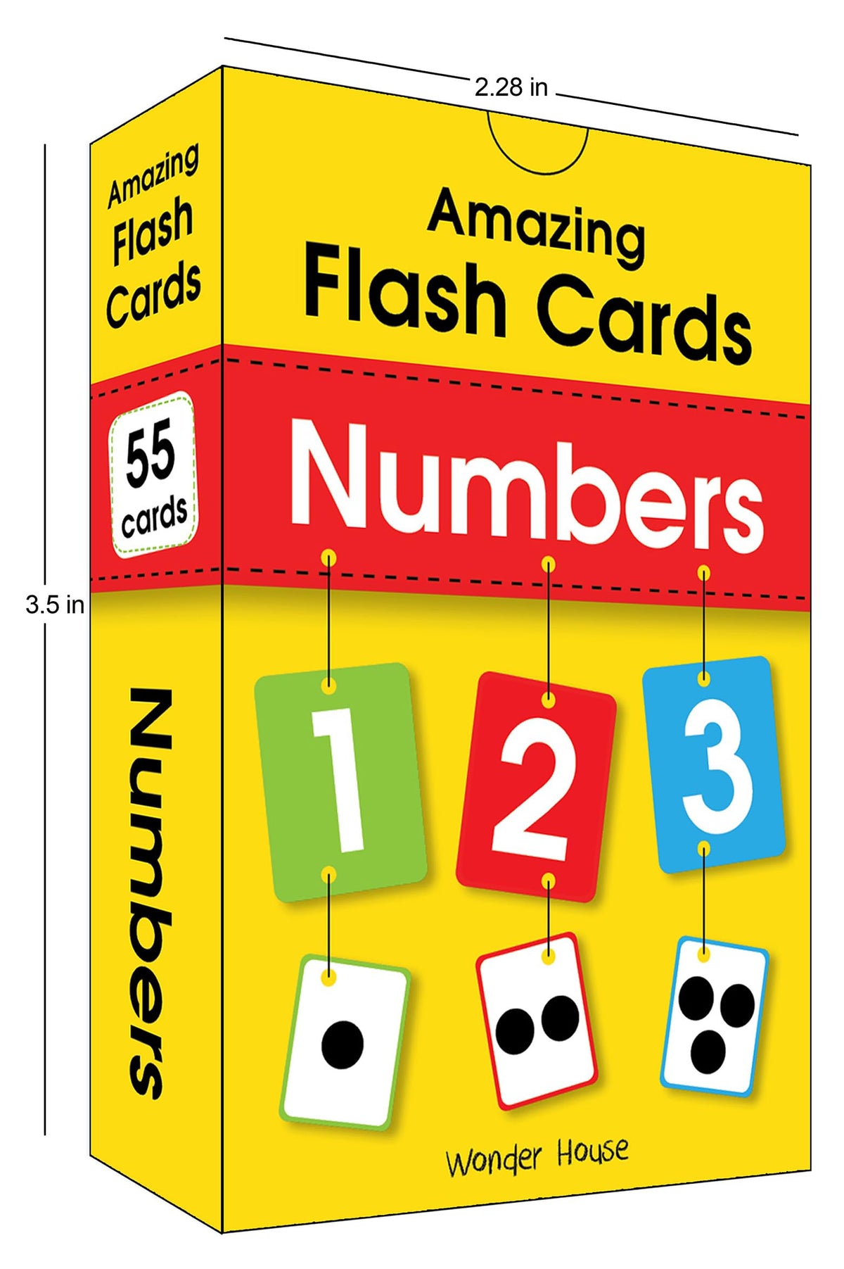 Amazing Flash Cards Numbers: Early Development OF Preschool Toddler (55 Cards)