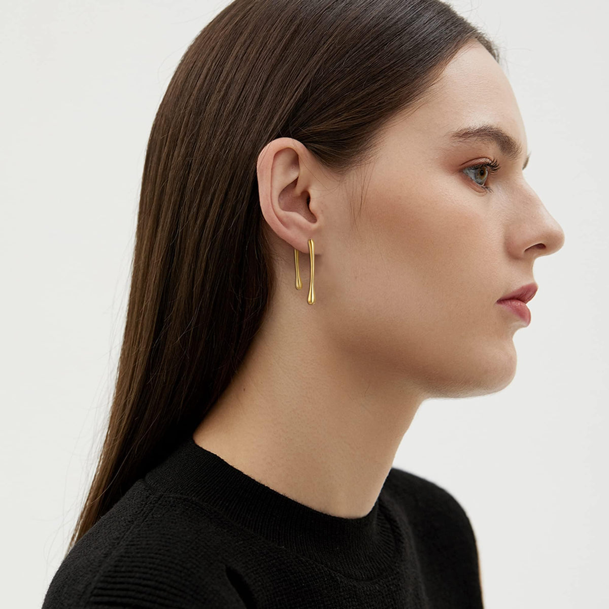 TERRIFI Gold Tassel Earrings for Women, Drop Statement Boho Hypoallergenic Jewelry Gift (1 Pair)